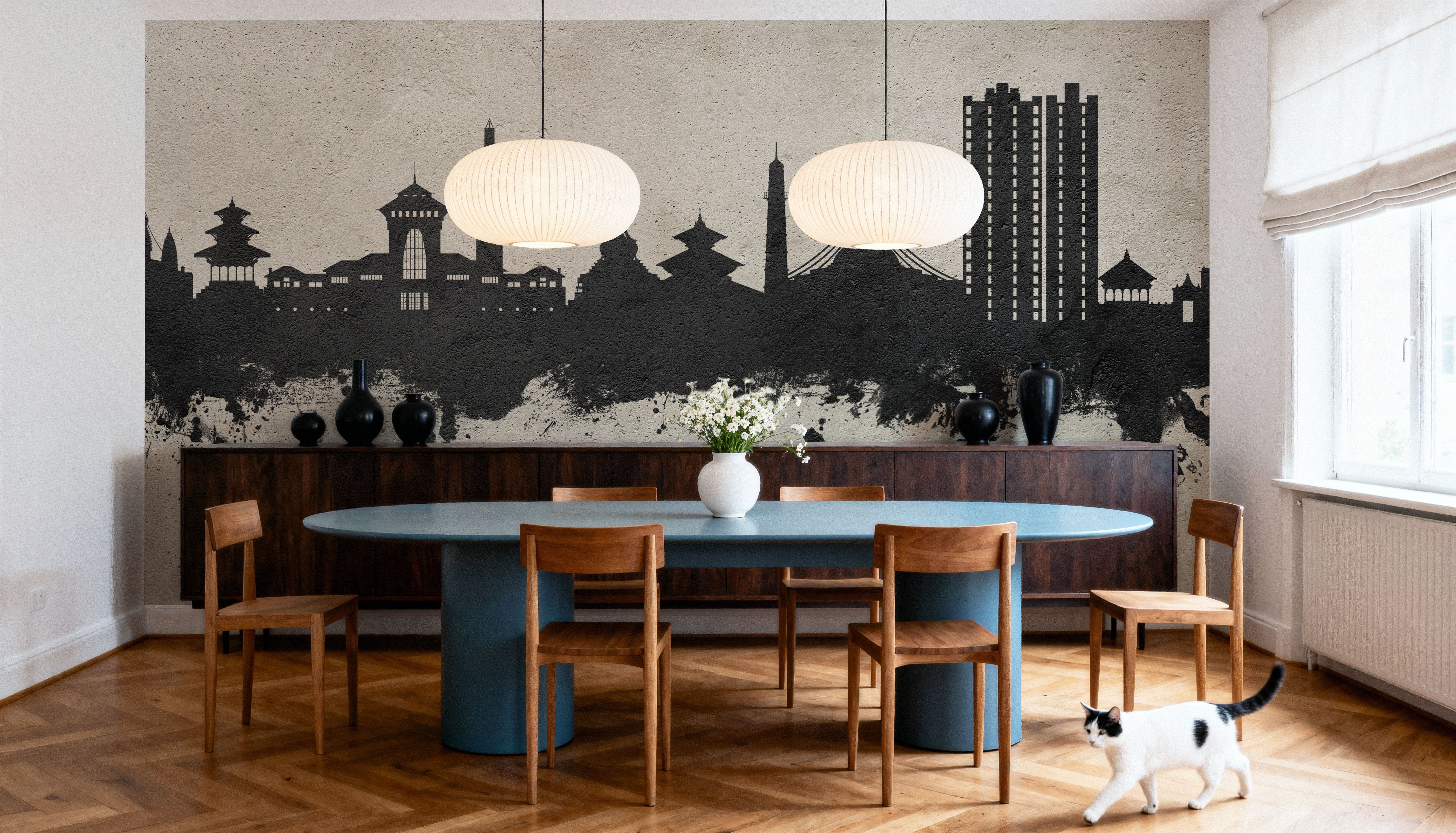 Kathmandu Nepal Skyline Concrete