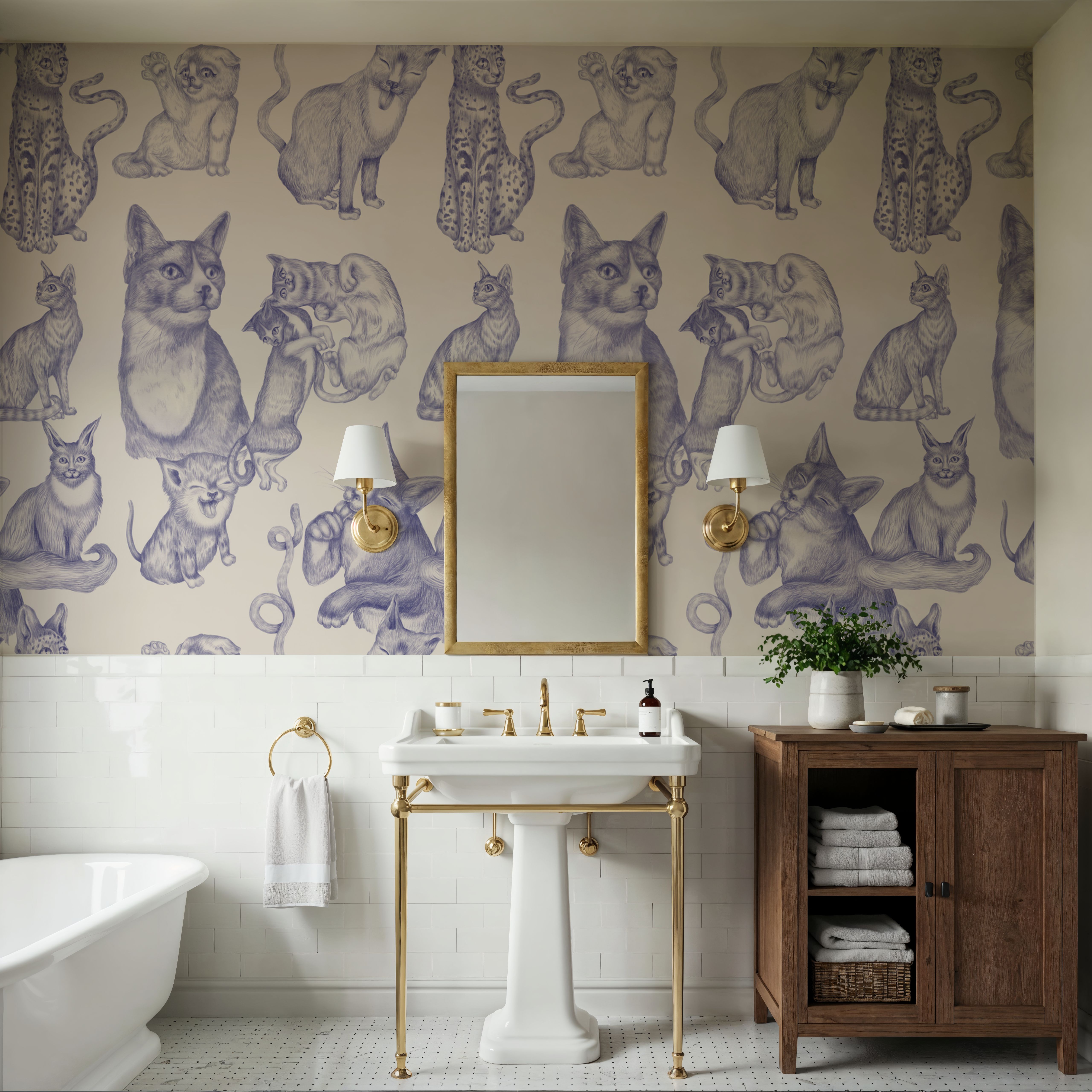 Cat Lounge, Blue