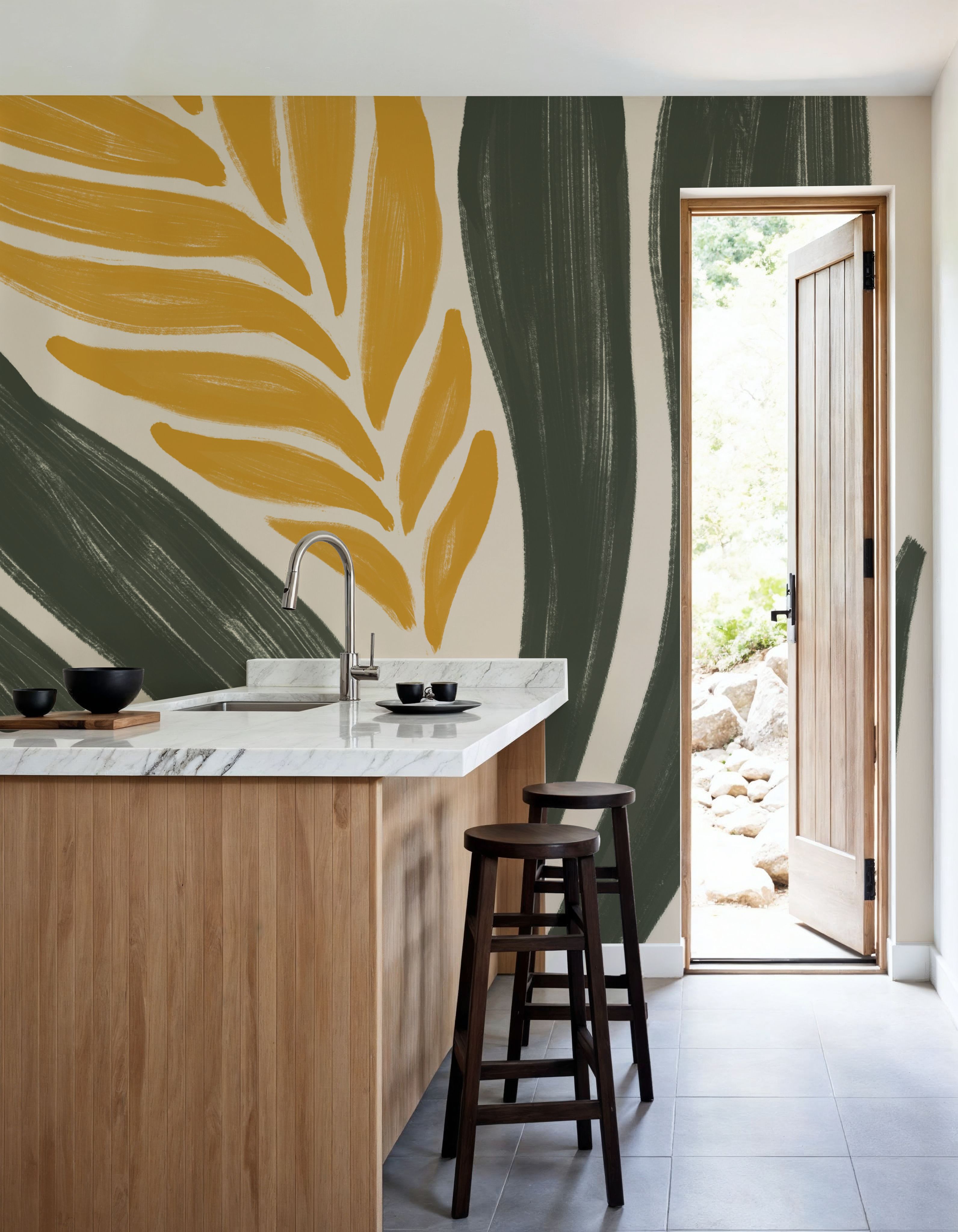 Simple Flowers II Yellow