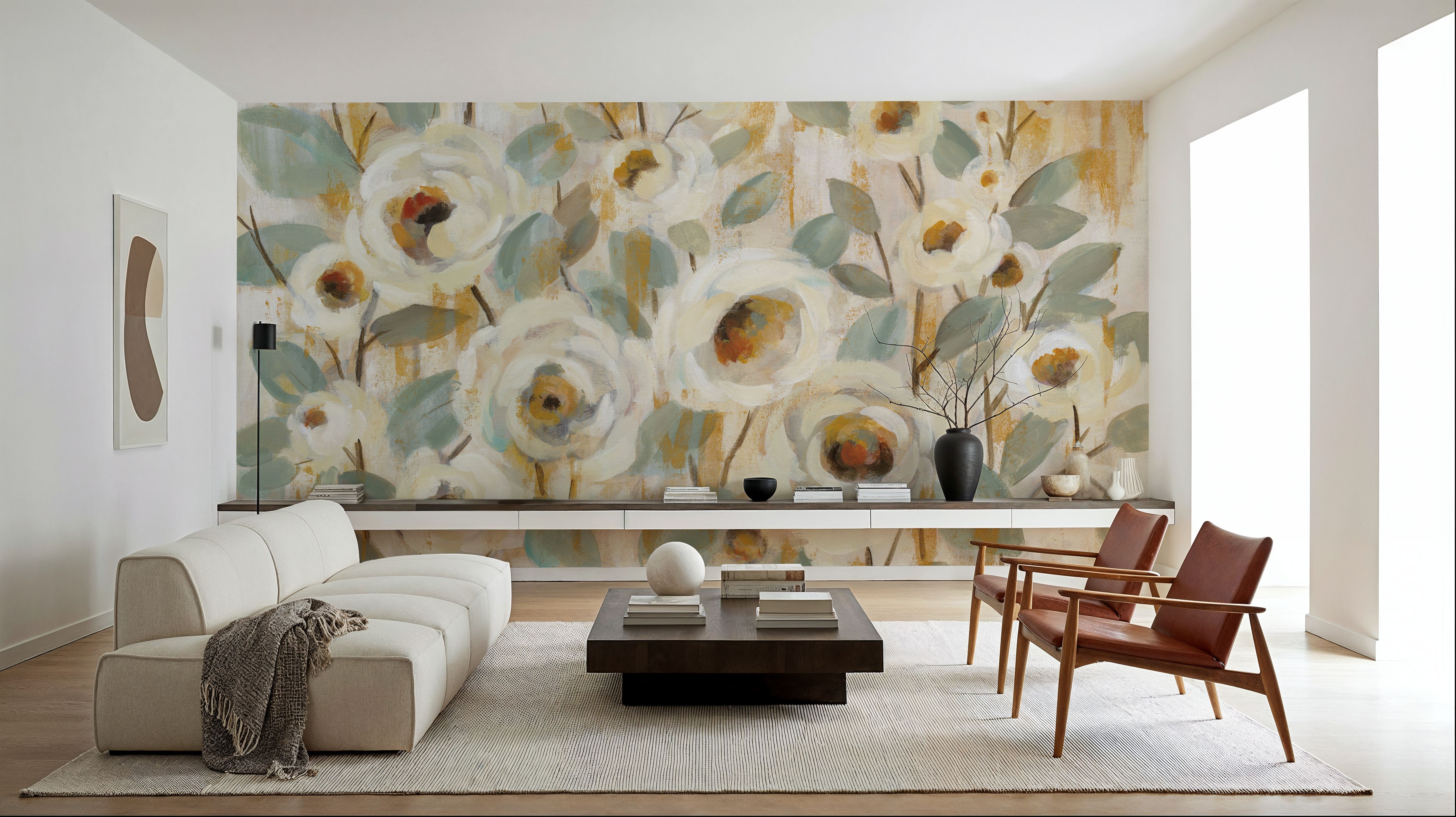 White Gold Sage on Canvas