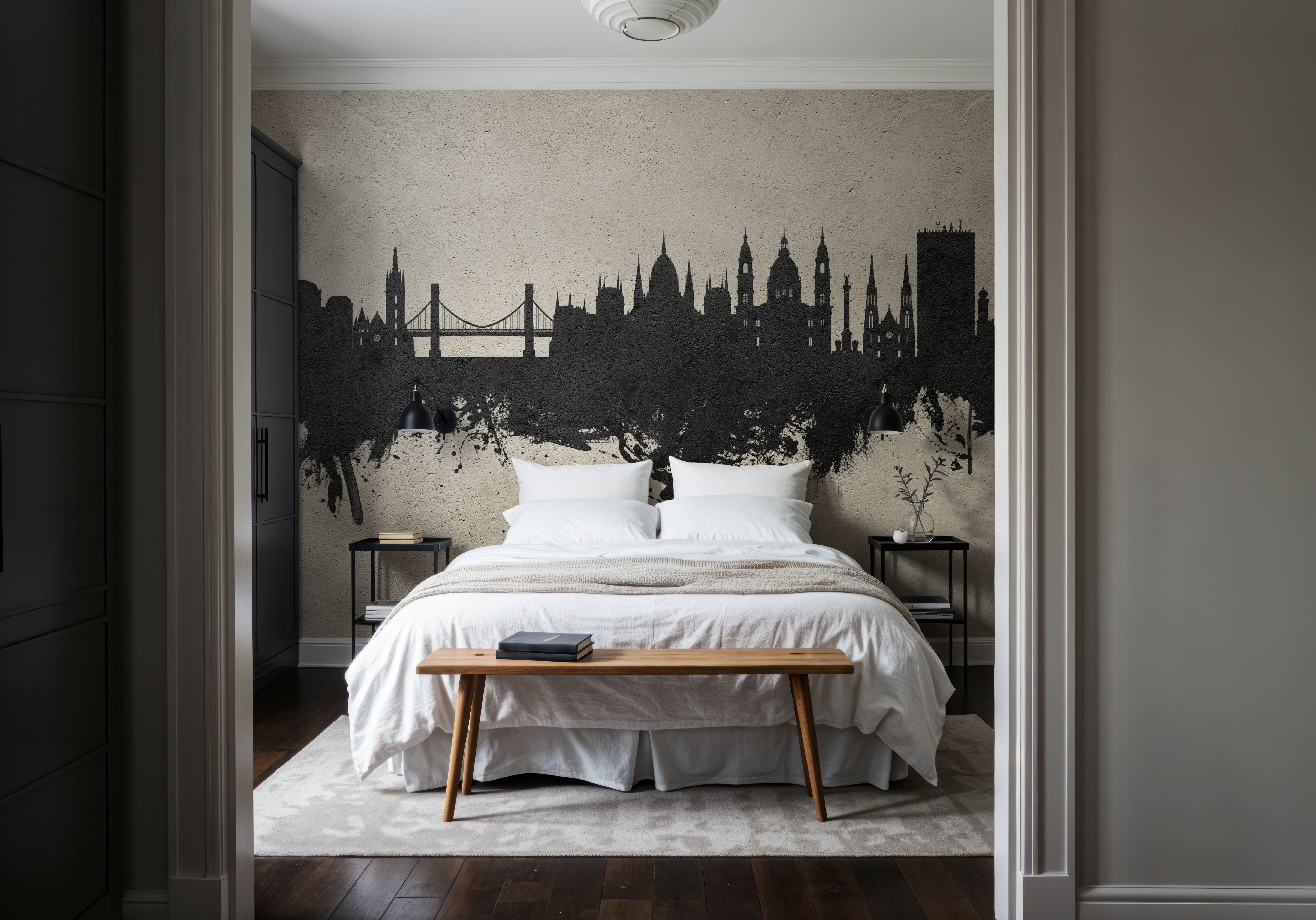 Budapest Skyline Concrete