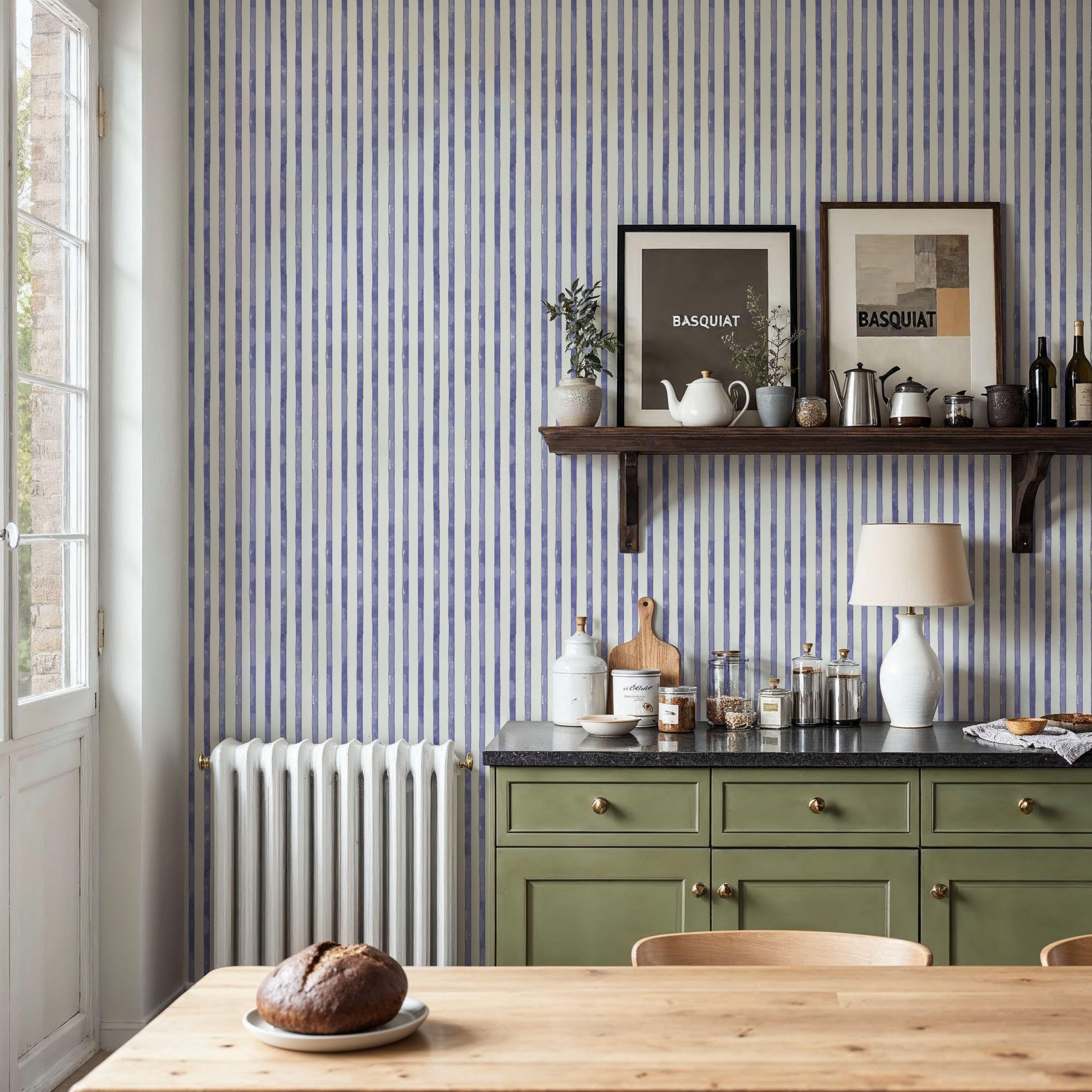 Botanical Blue Lines