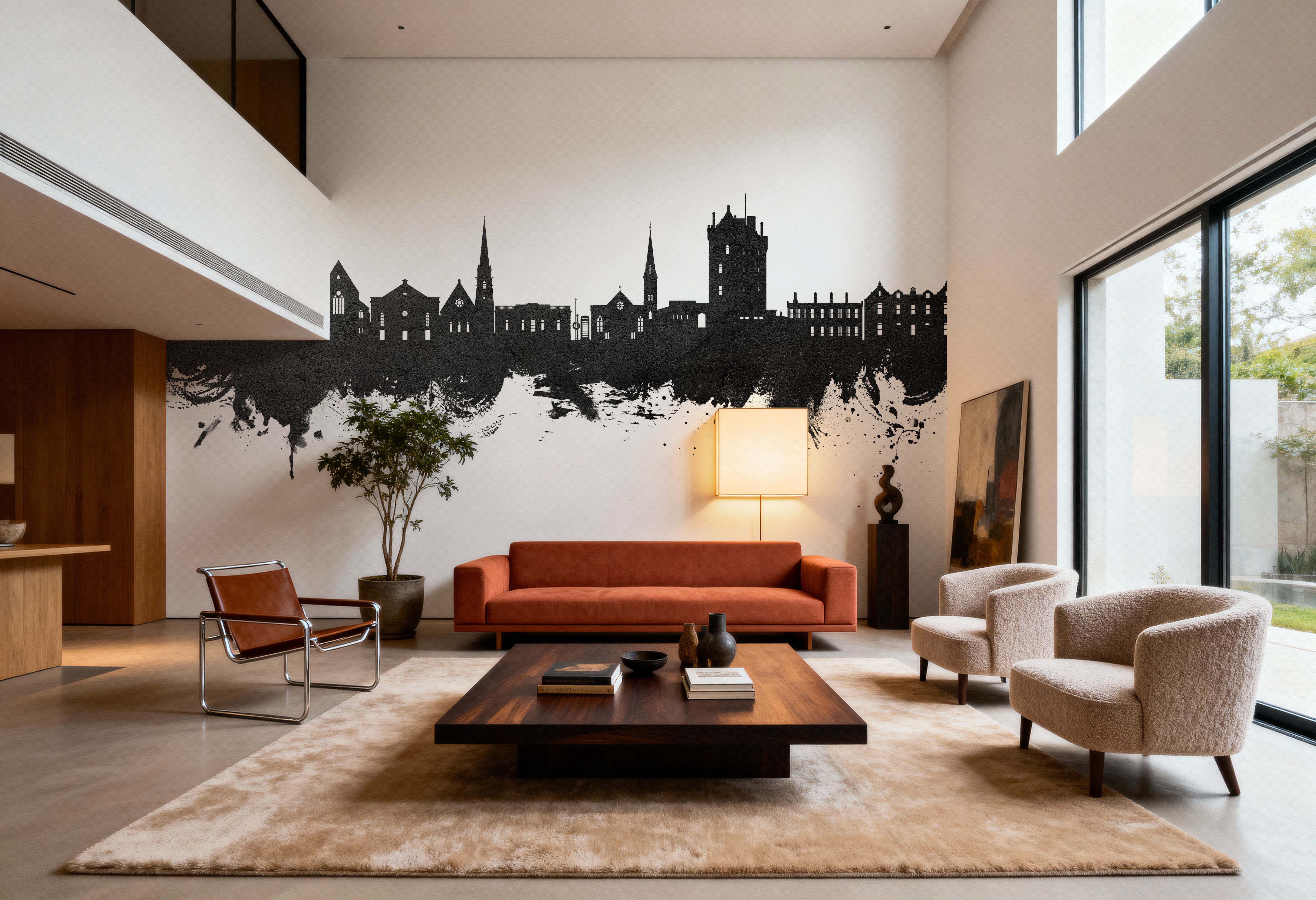 Broughty Ferry Scotland Skyline Black & White