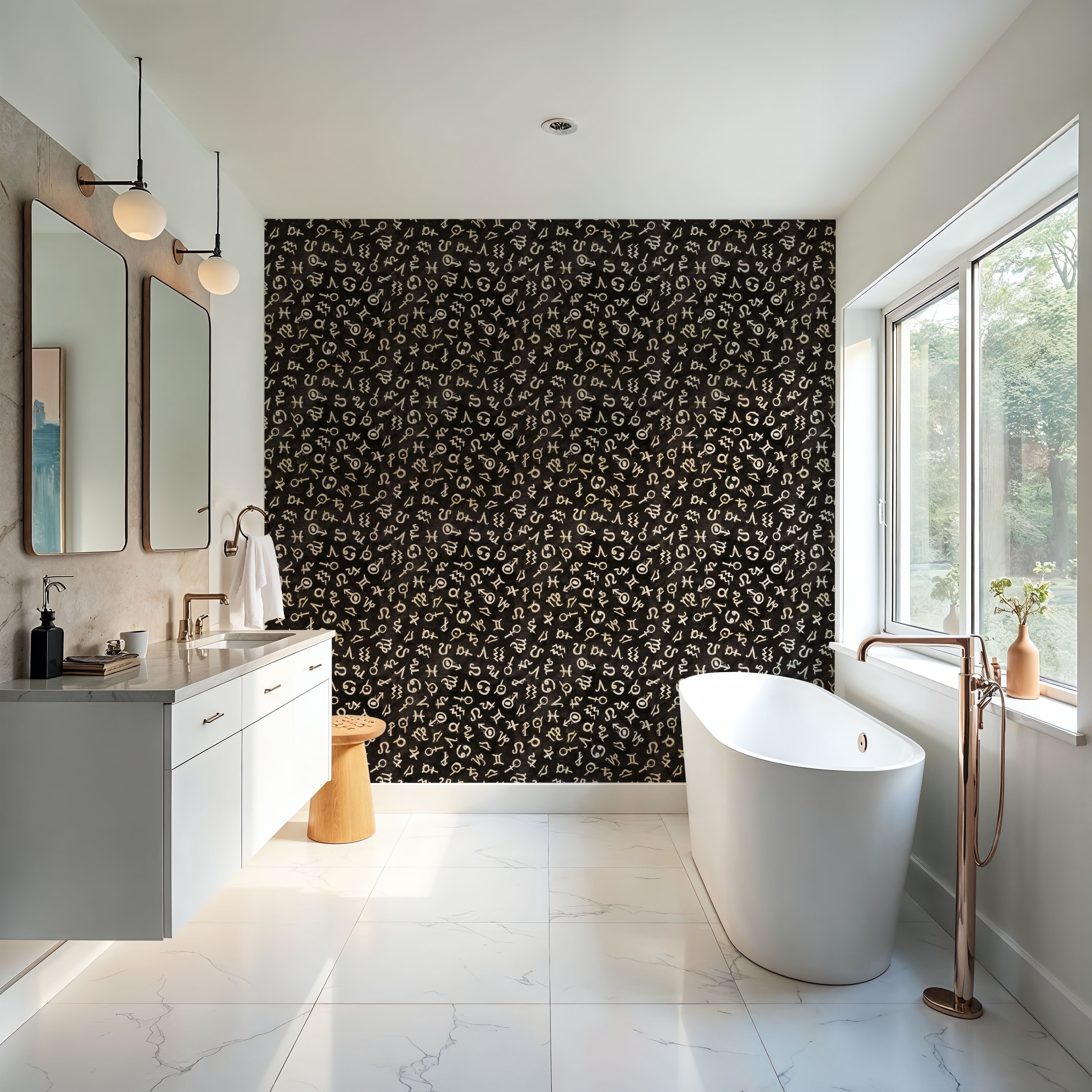 Mystical Signs Black