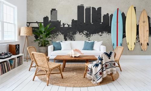 Fort Lauderdale Florida Skyline Concrete