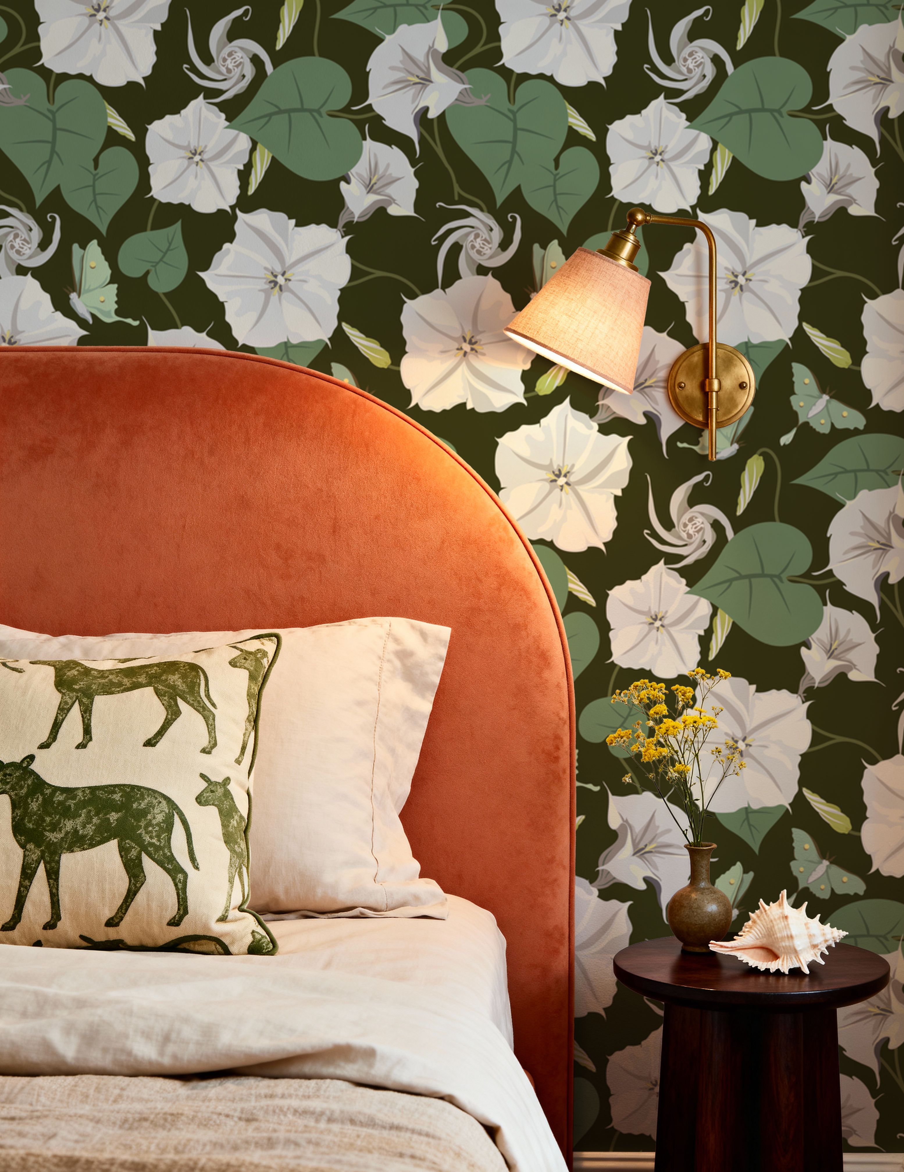 Moon Vine, Olive Green