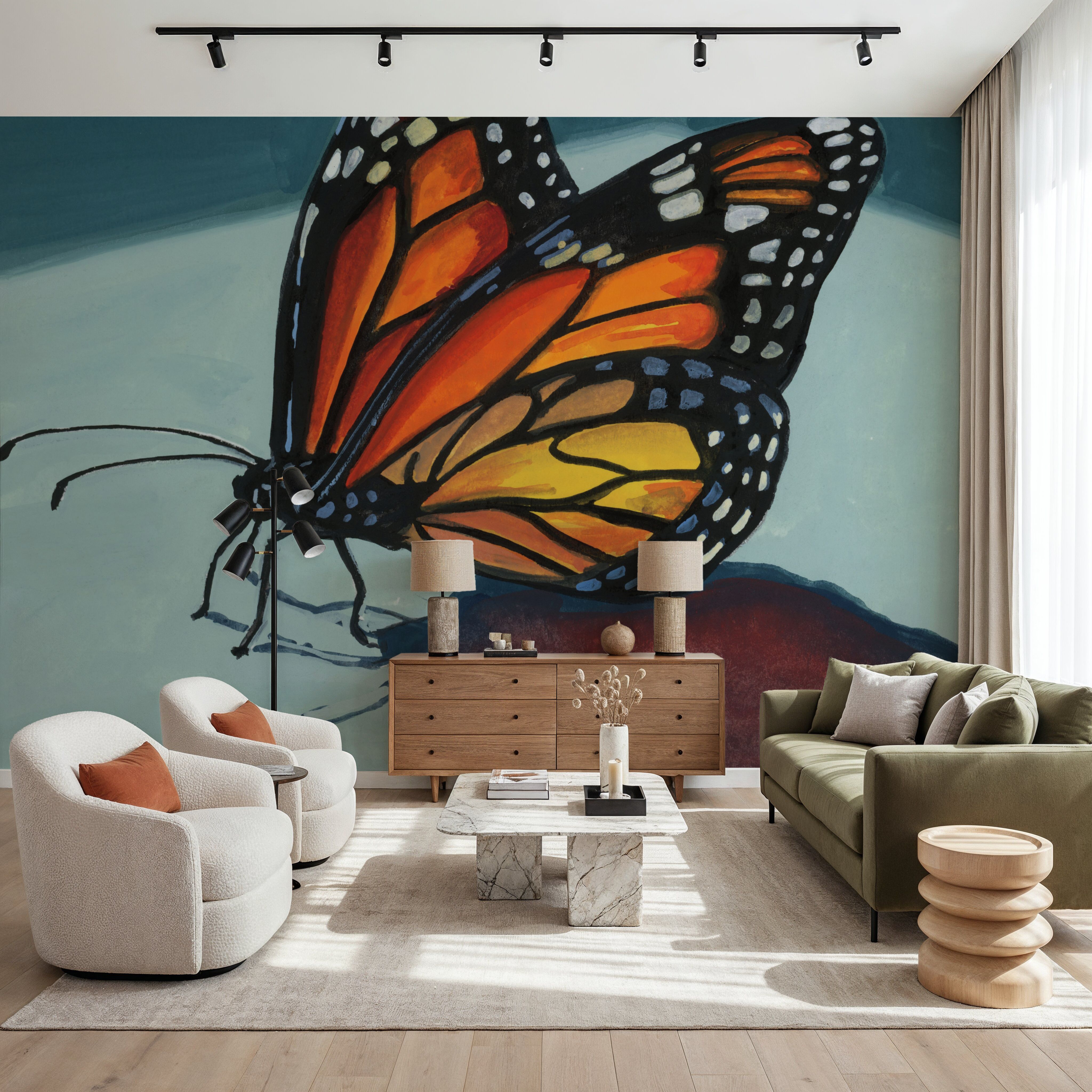 Shadow Study of a Butterfly