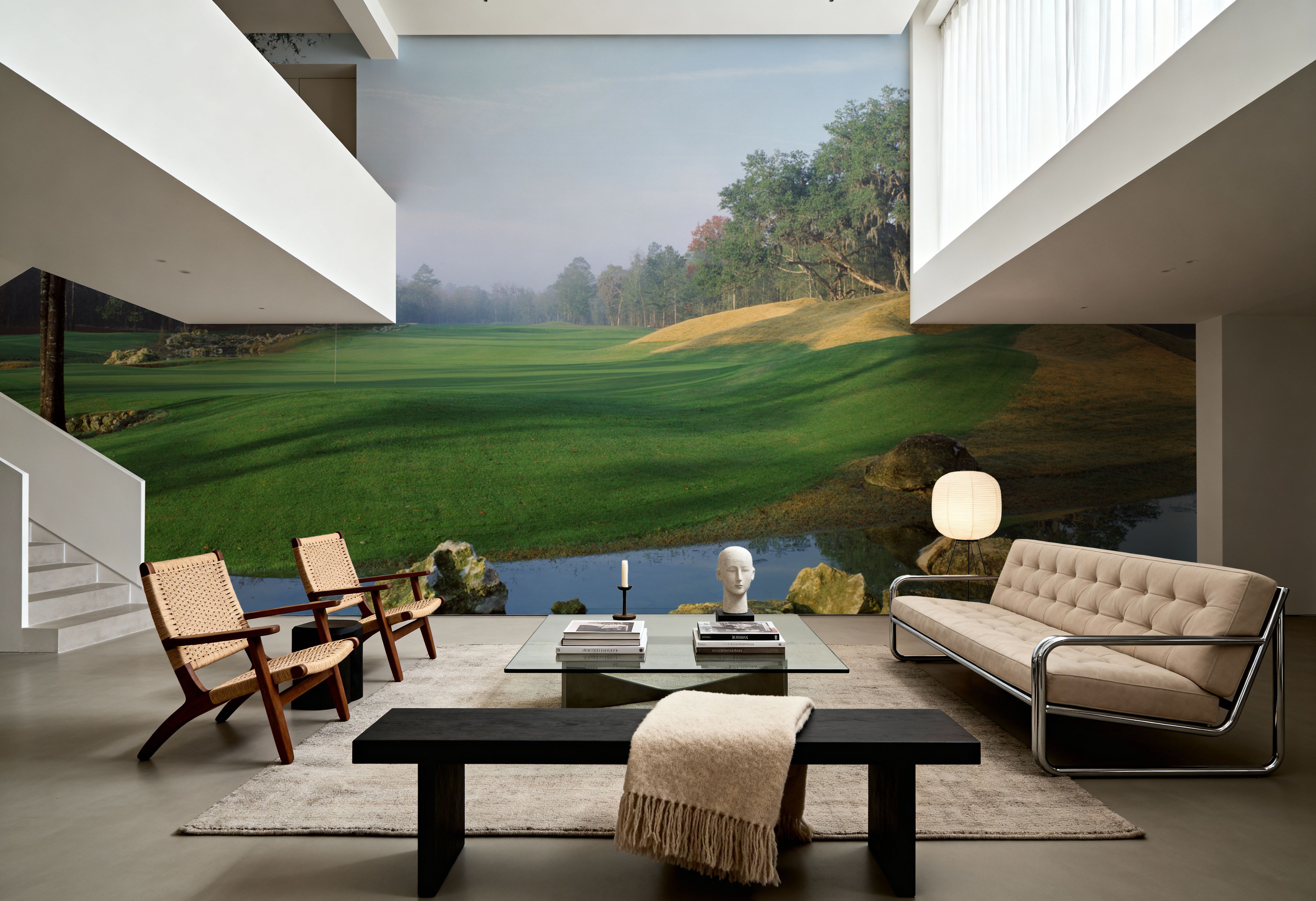 Misty Fairway Serenity