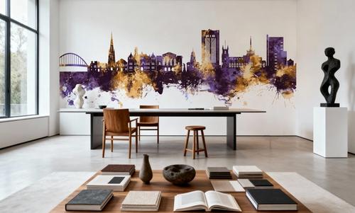 Blackburn England Skyline Purple & Gold