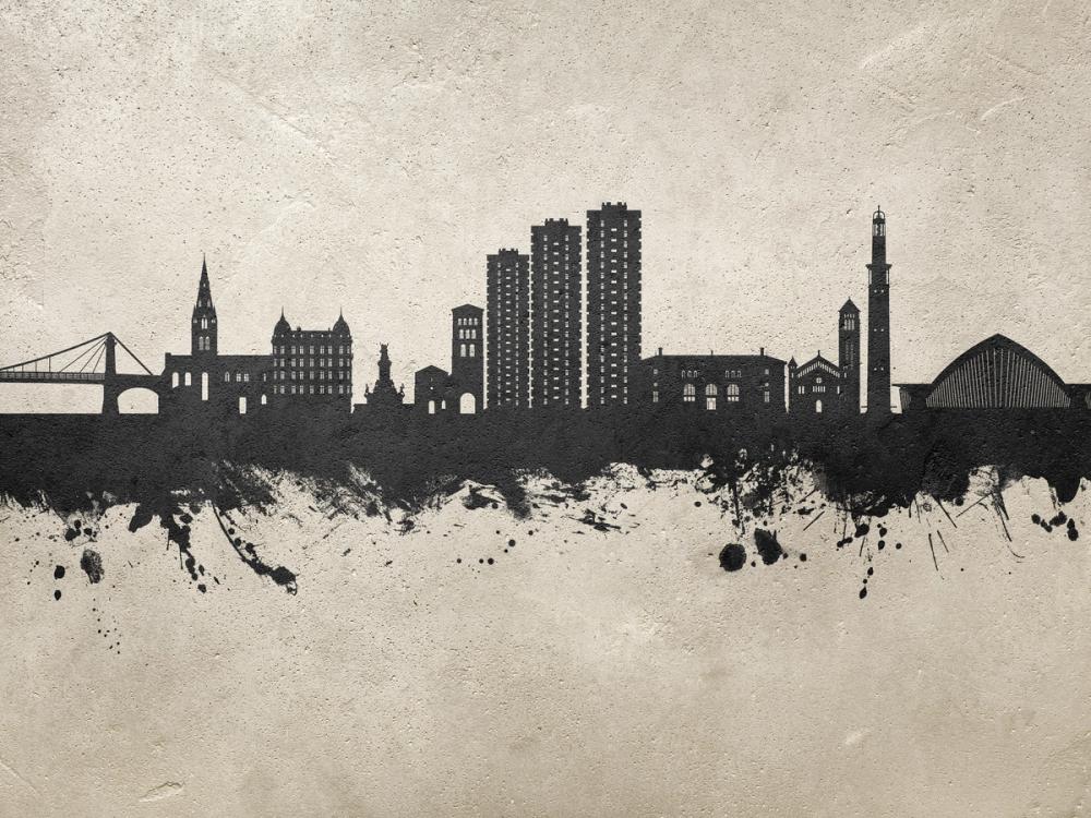 Grenoble Skyline Concrete