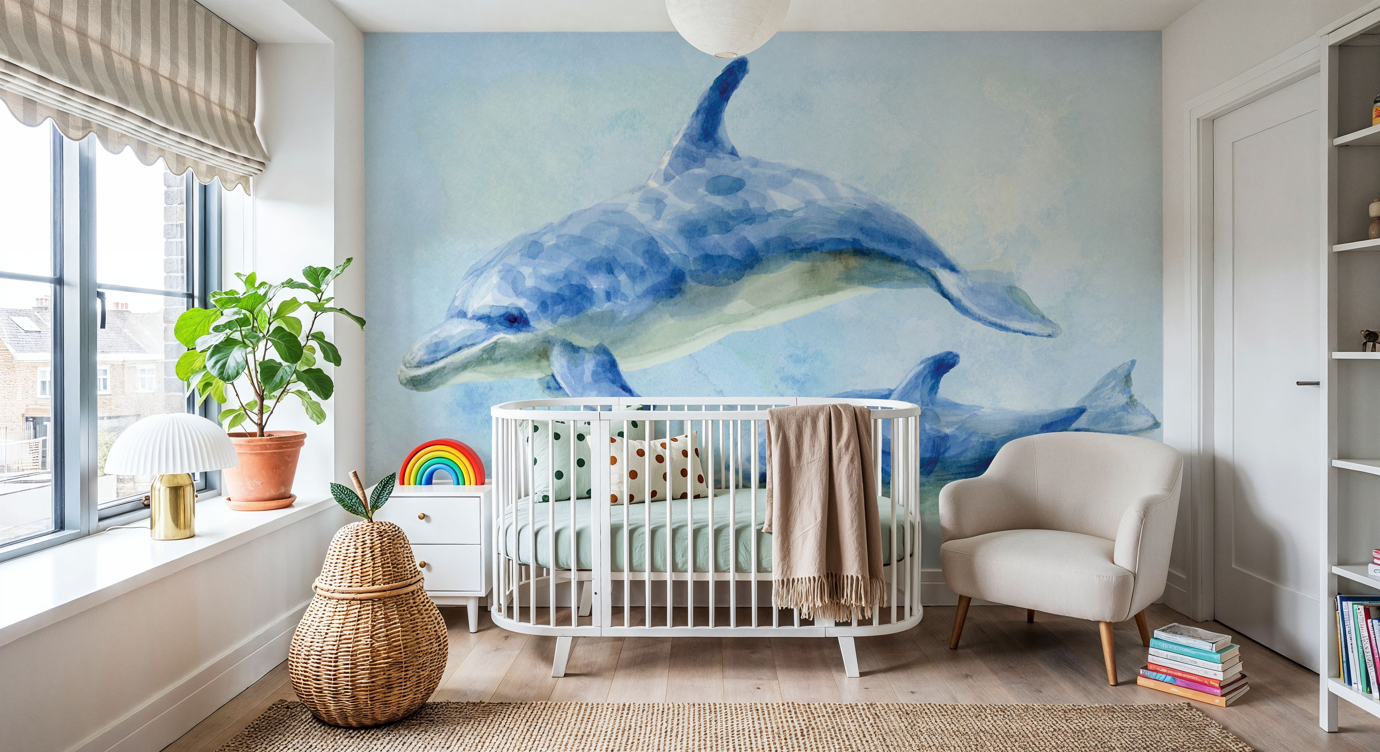 Graceful Dolphins II, Wallpaper