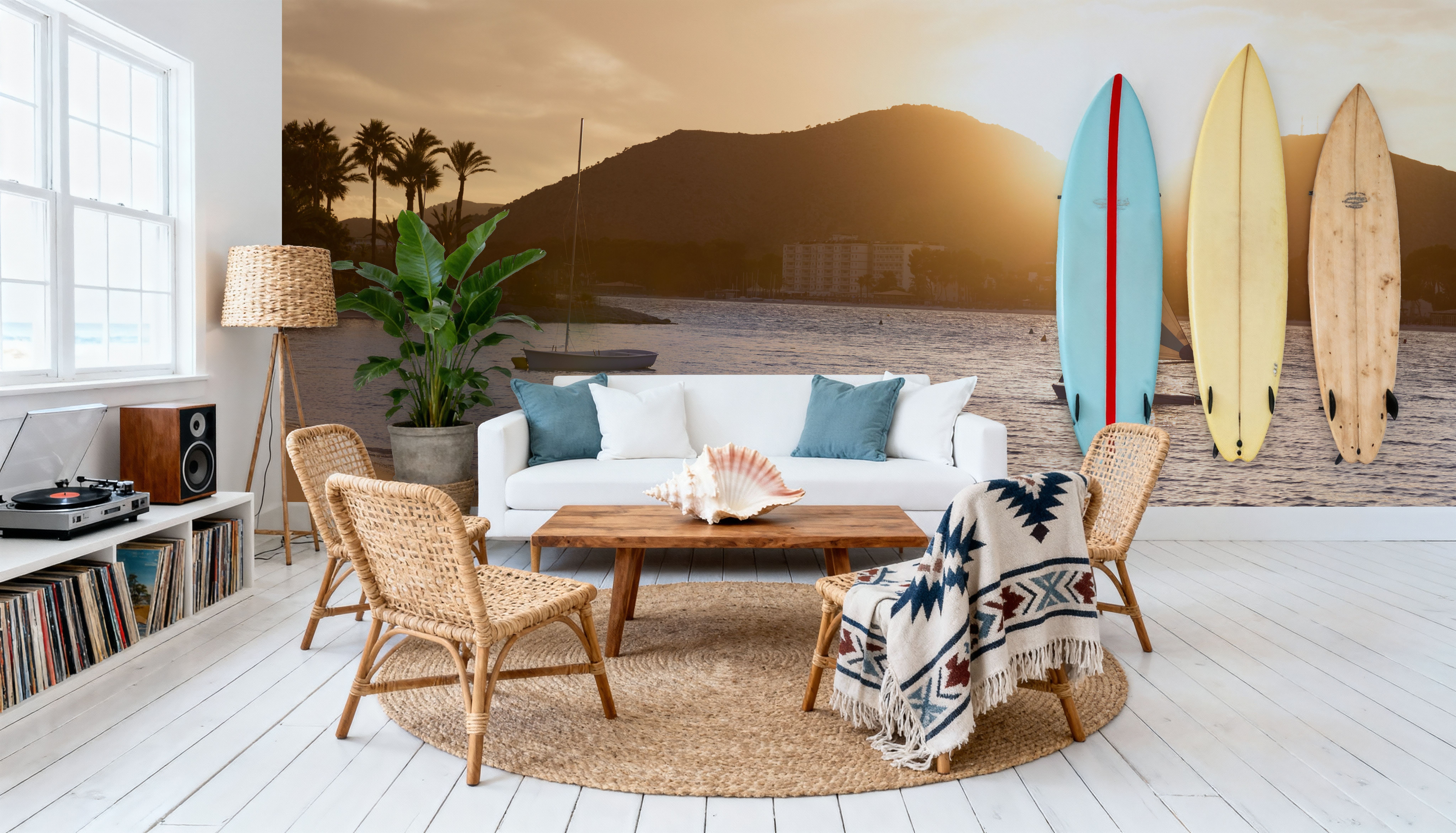 Evening Sail, Wallpaper