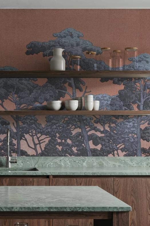 Tranquil Pinescape, Sunset