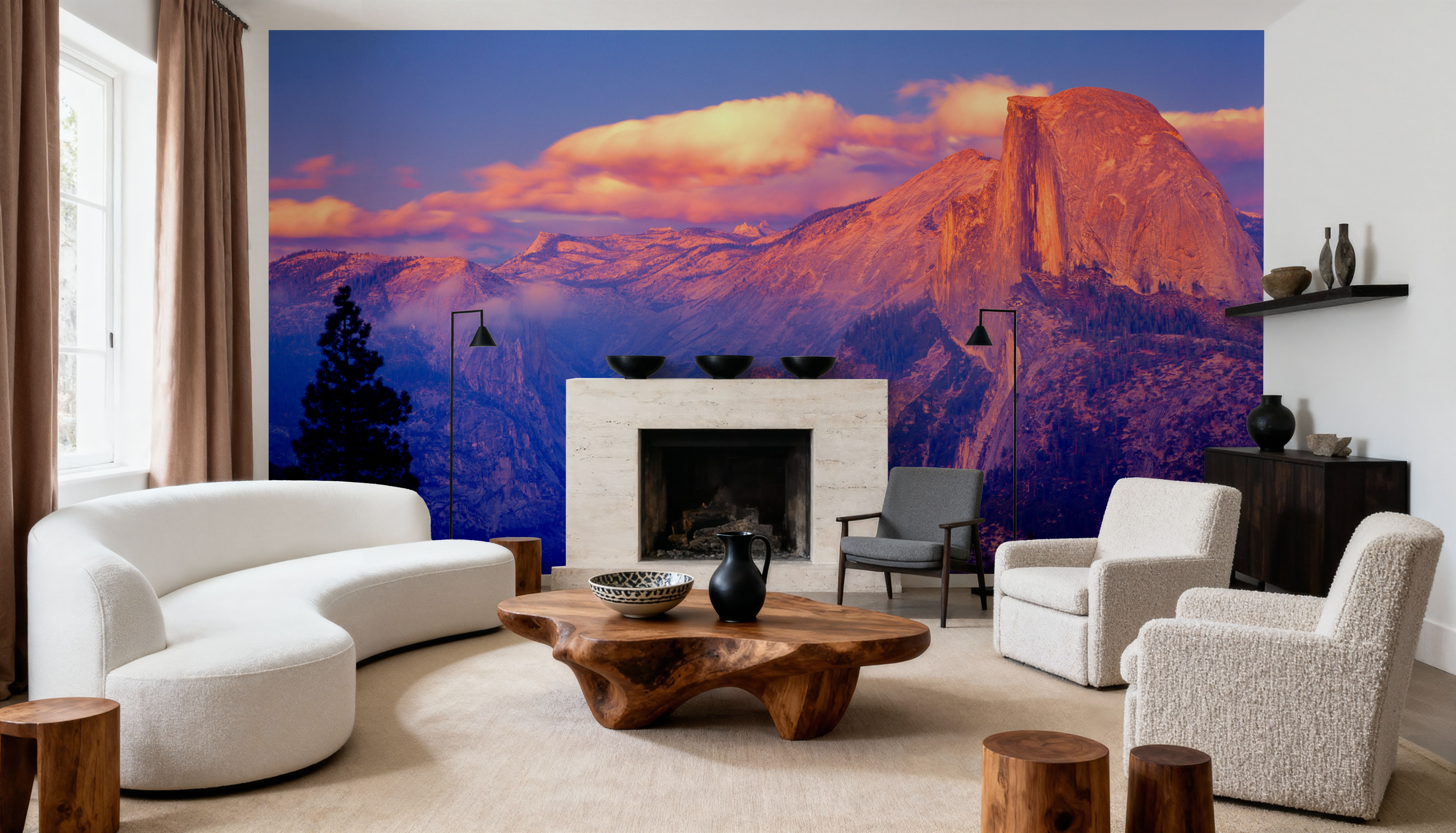 Half Dome in Falling Sunlight