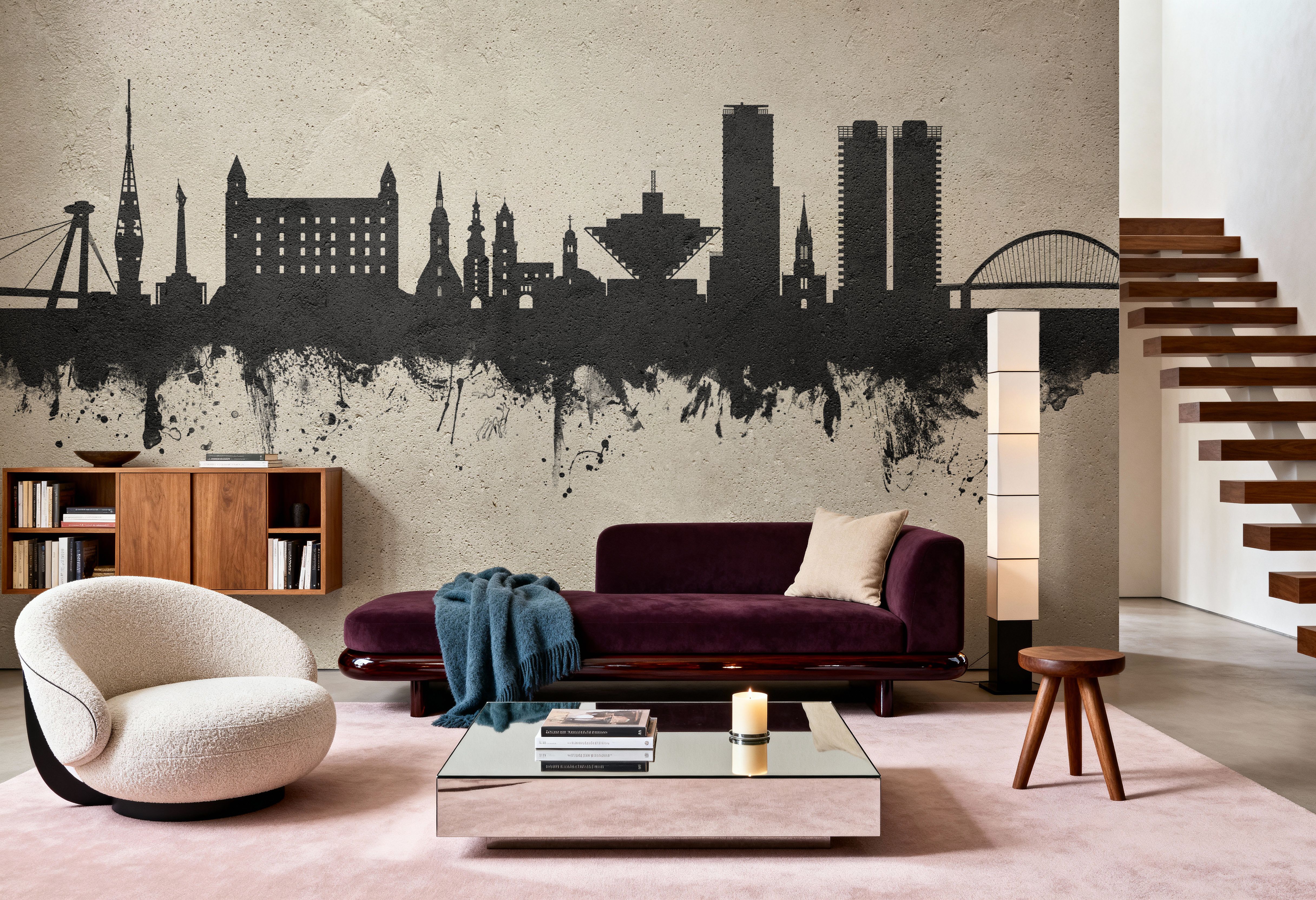 Bratislava Slovakia Skyline Concrete