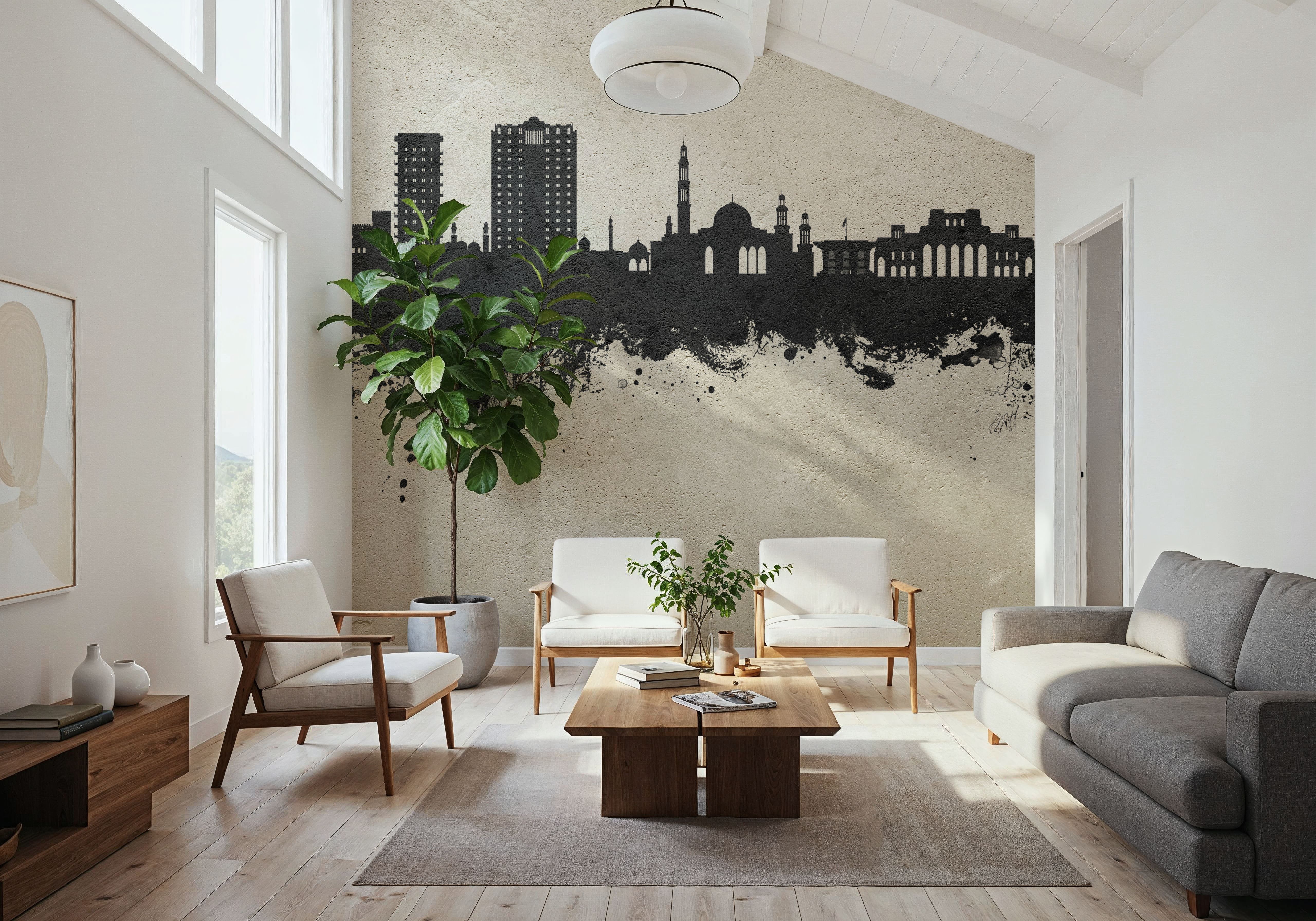 Muscat Oman Skyline Concrete