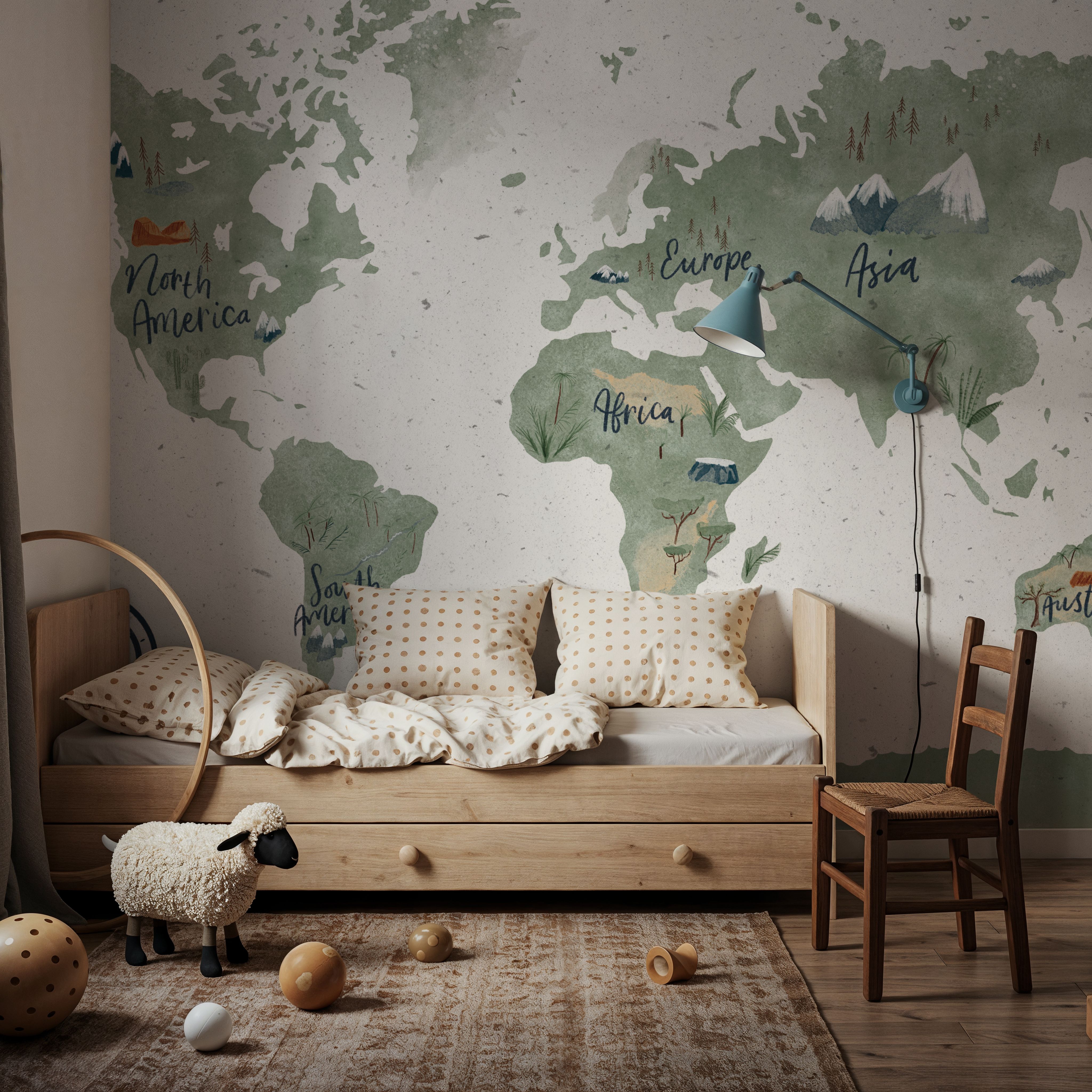 Scandi Map White