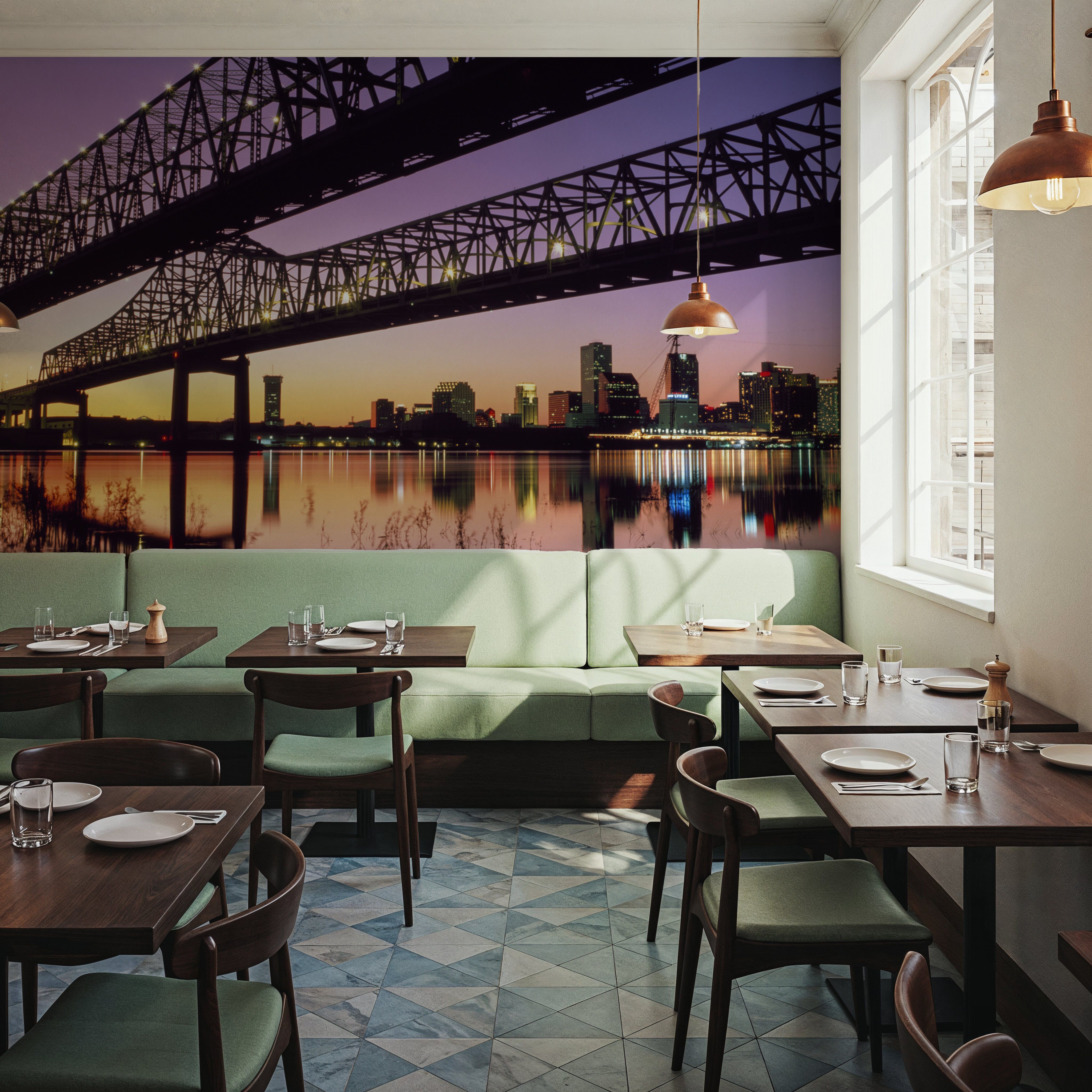 Urban Twilight Crossing