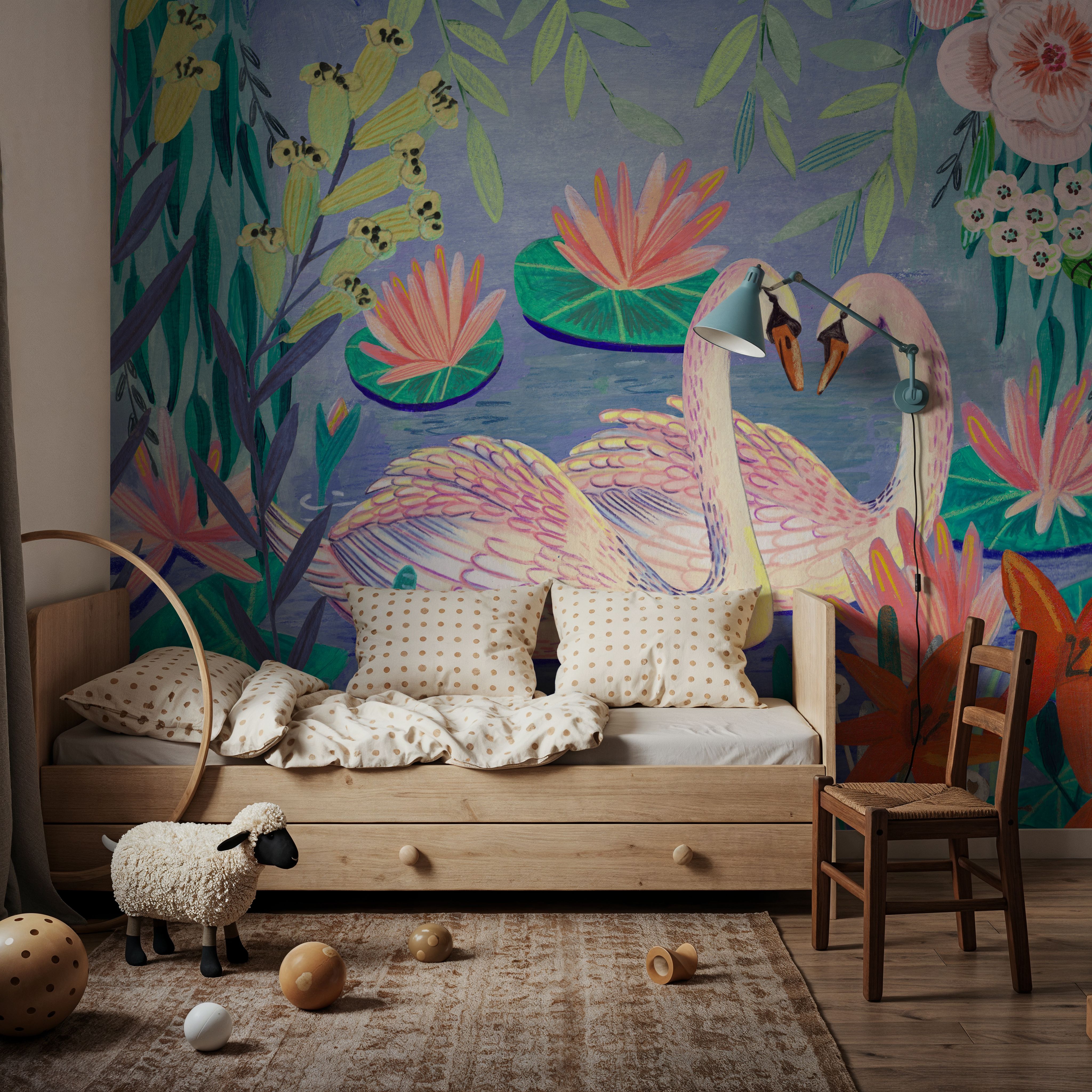 Swans Swimming in The Pound