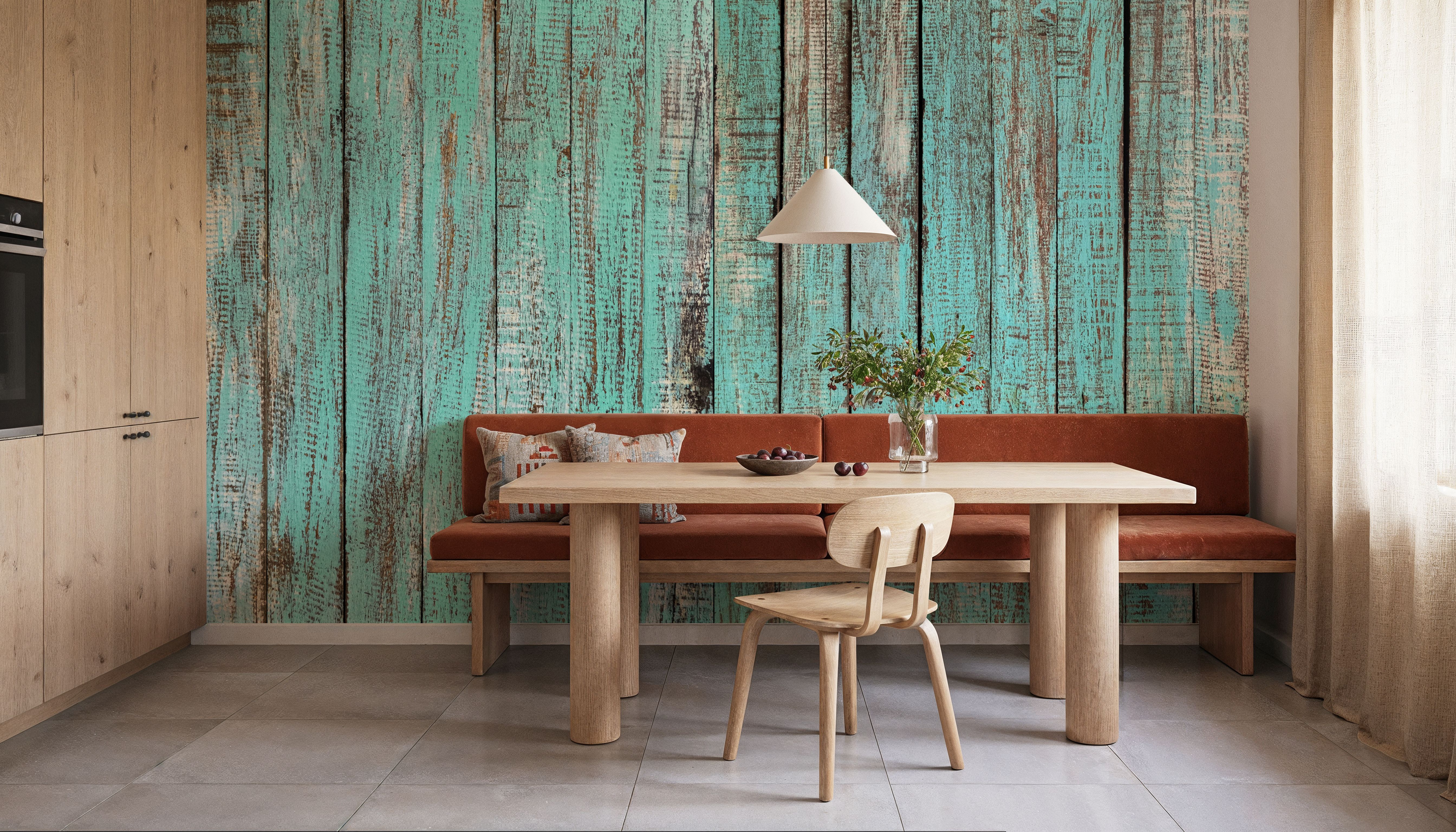 Blue Wooden Planks