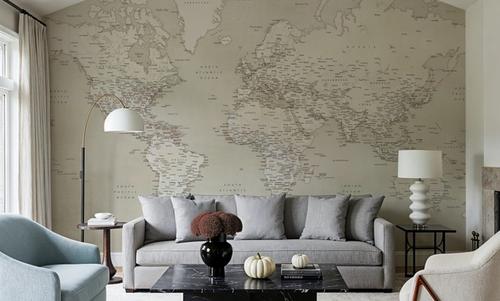 World Map Cities - Gentry