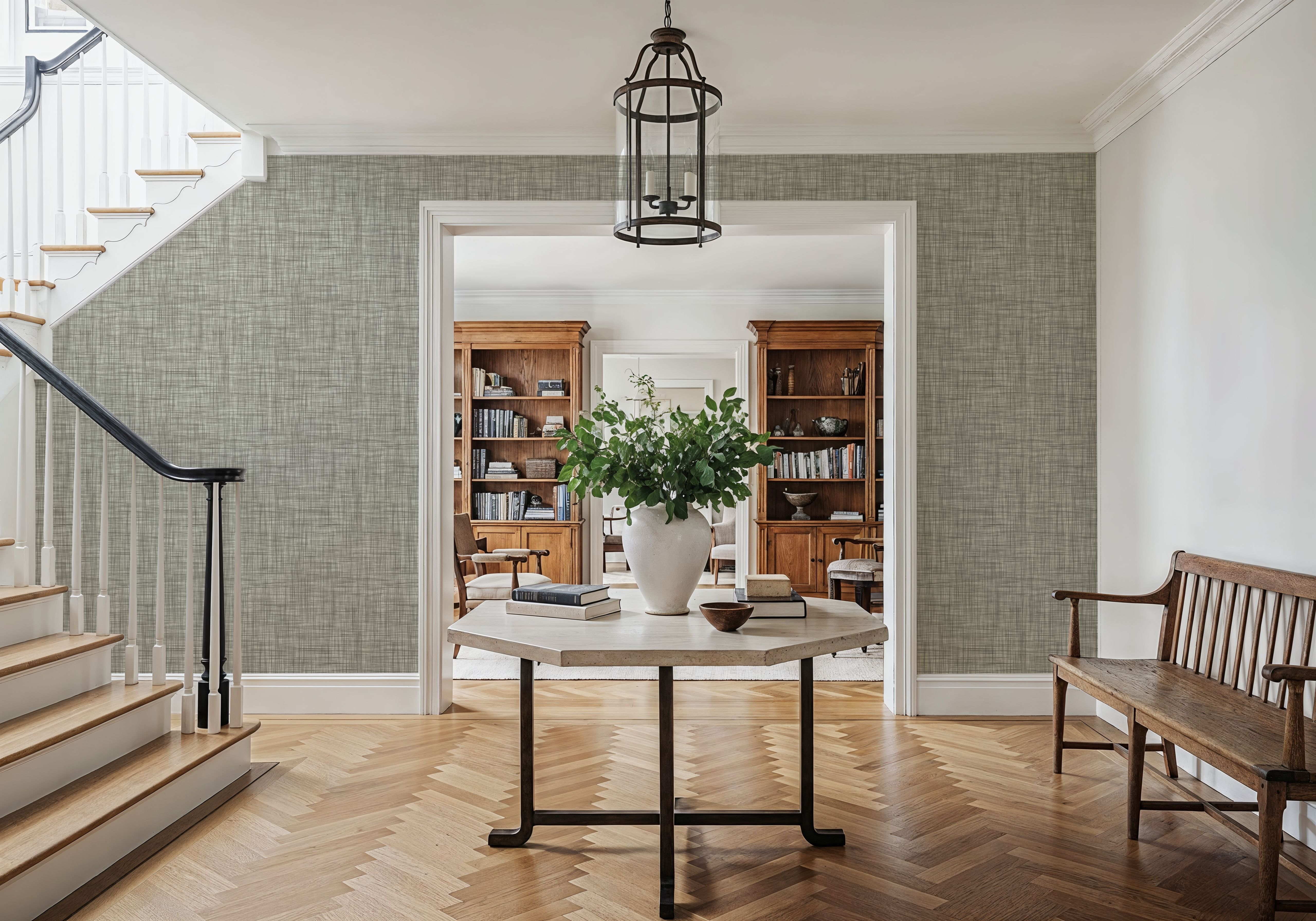 Mottled Linen Effect, Stone