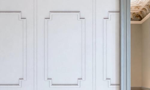 Faux Wall Panel Moulding, White