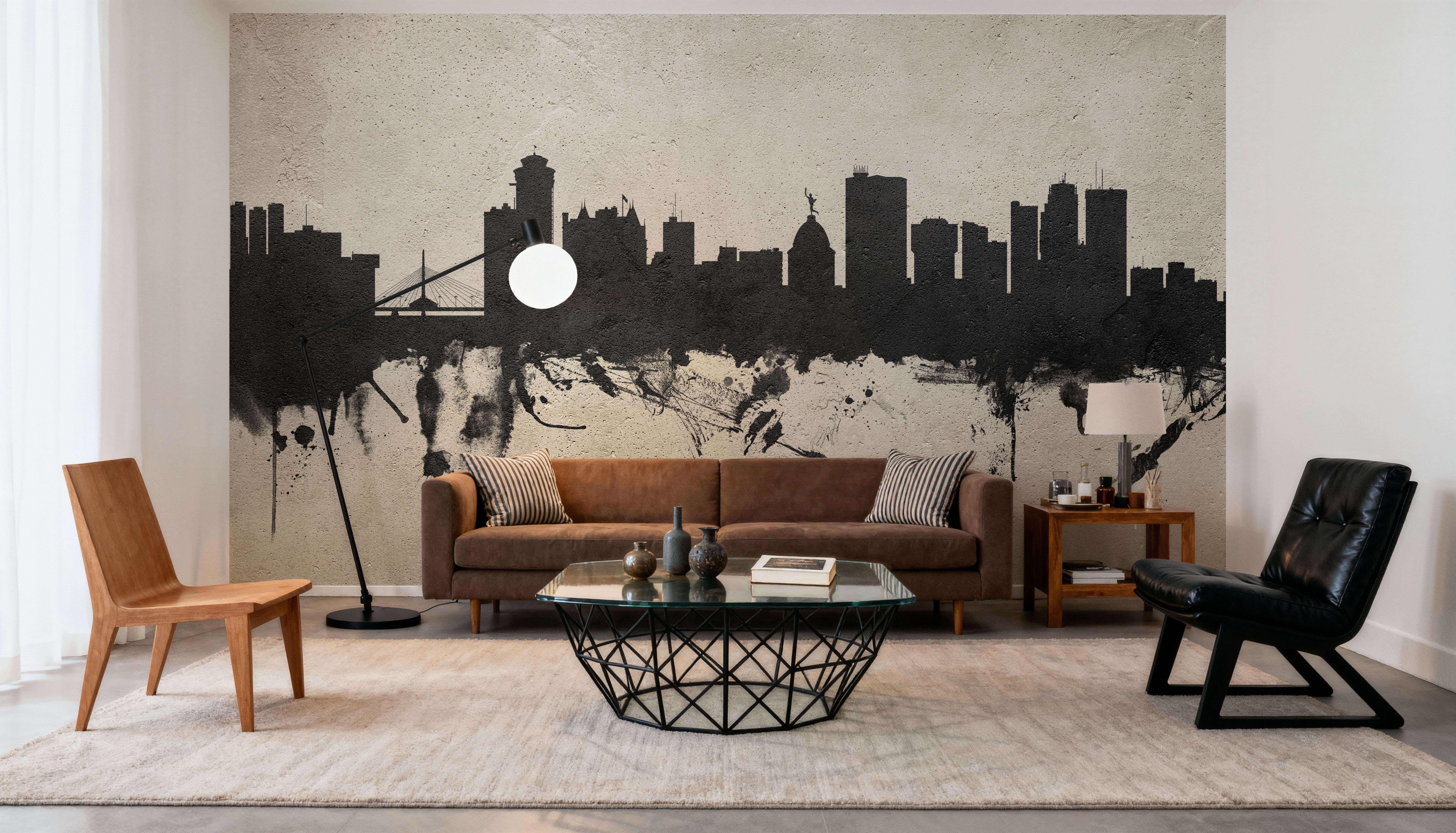 Winnipeg Canada Skyline Concrete