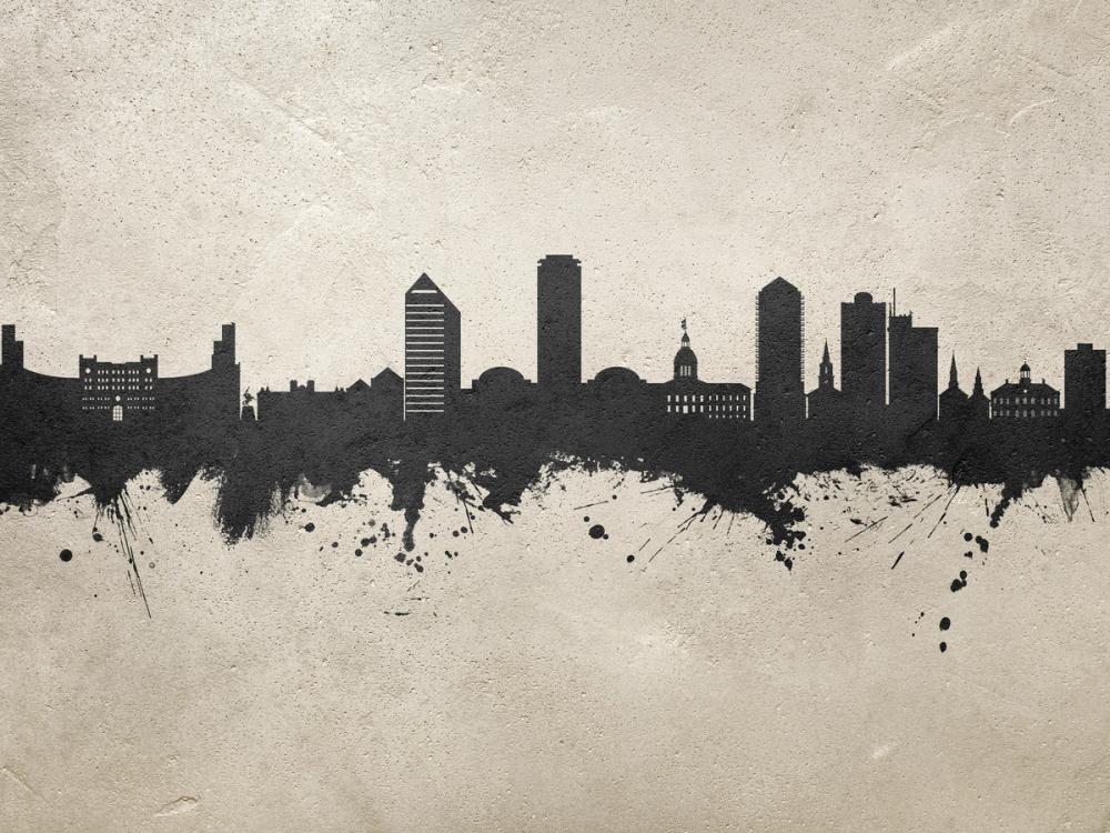 Tallahassee Florida Skyline Concrete