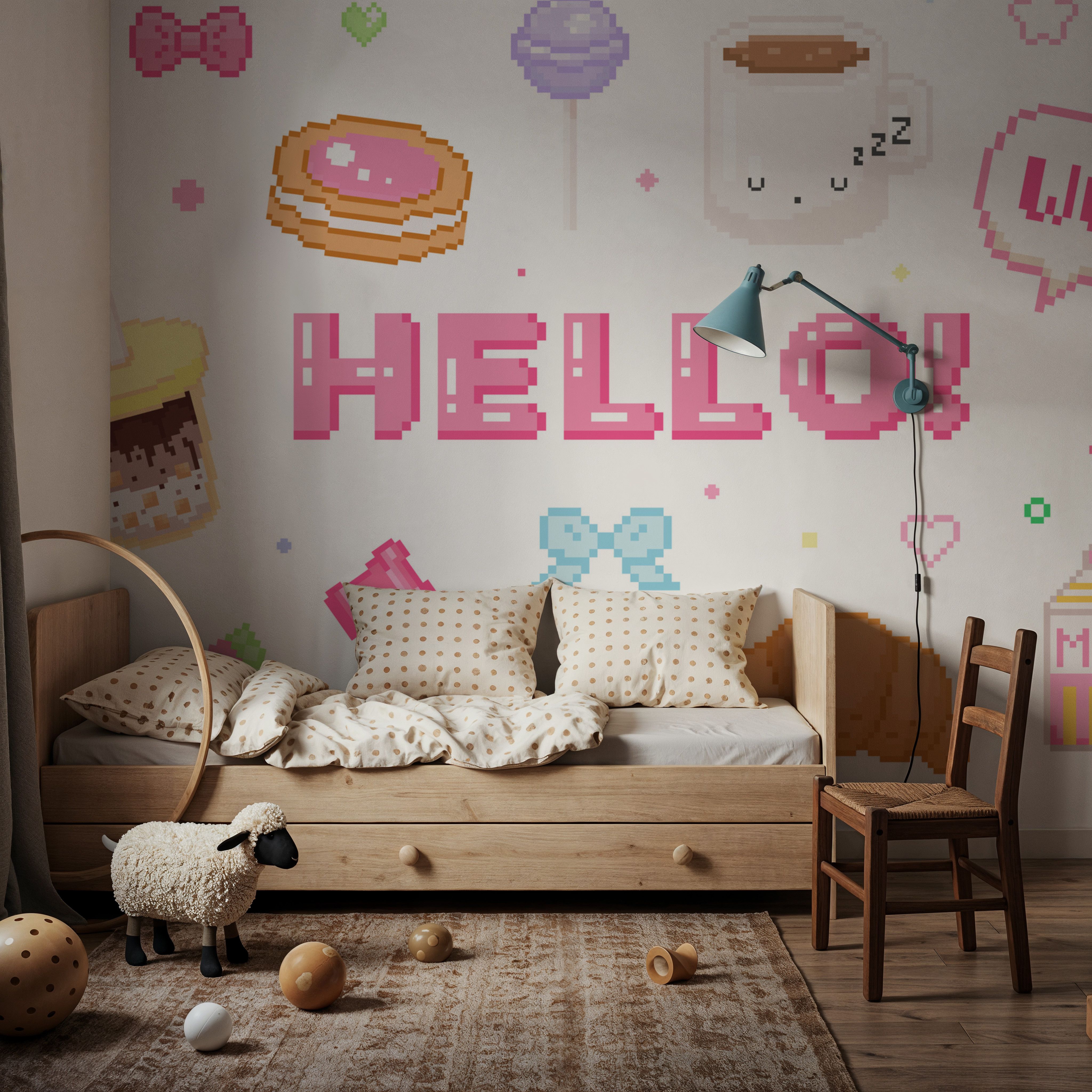 Cute Pixel Hello Light
