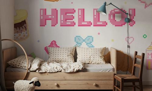 Cute Pixel Hello Light