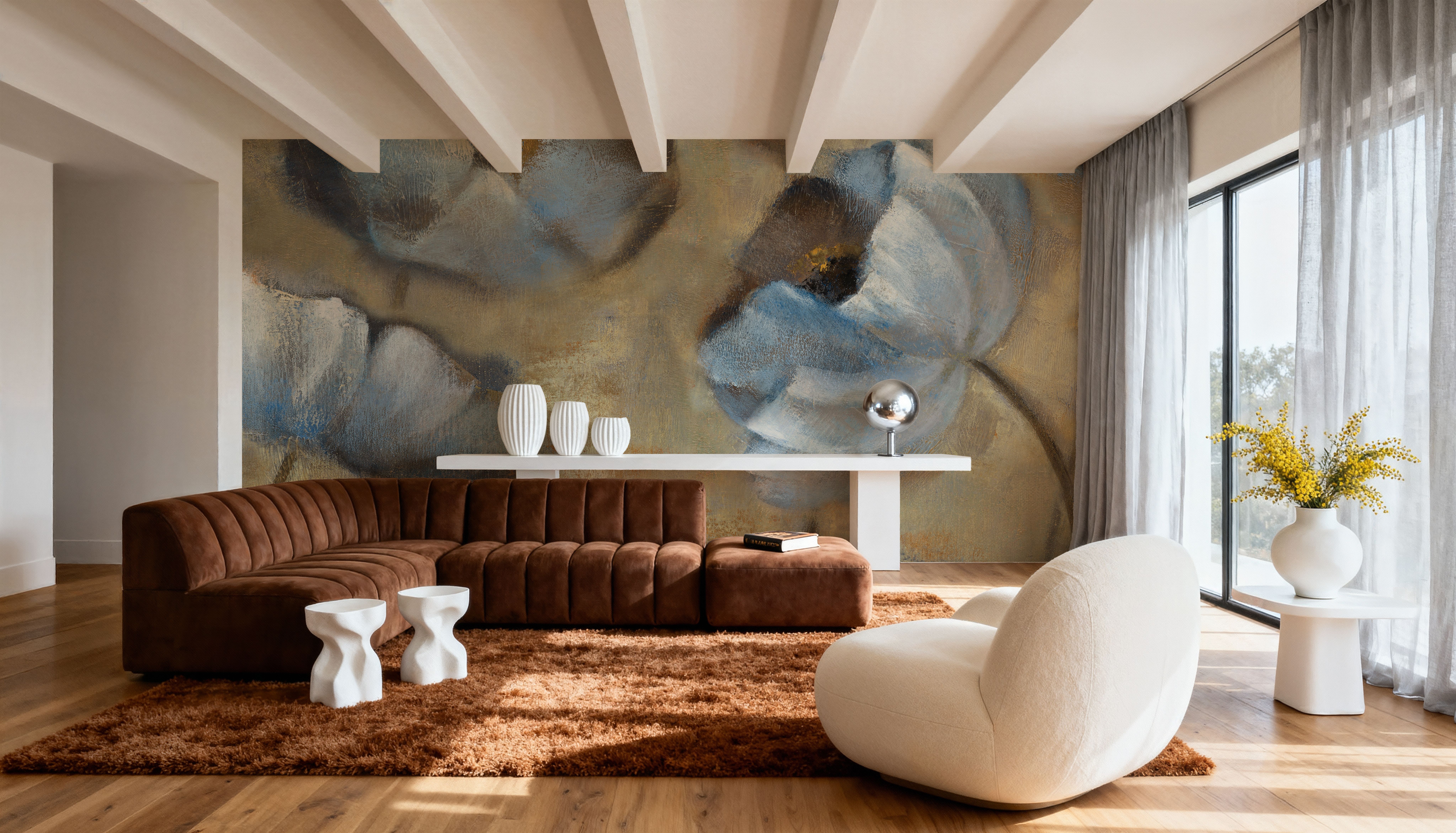 Flowers in Dusk II, Wallpaper