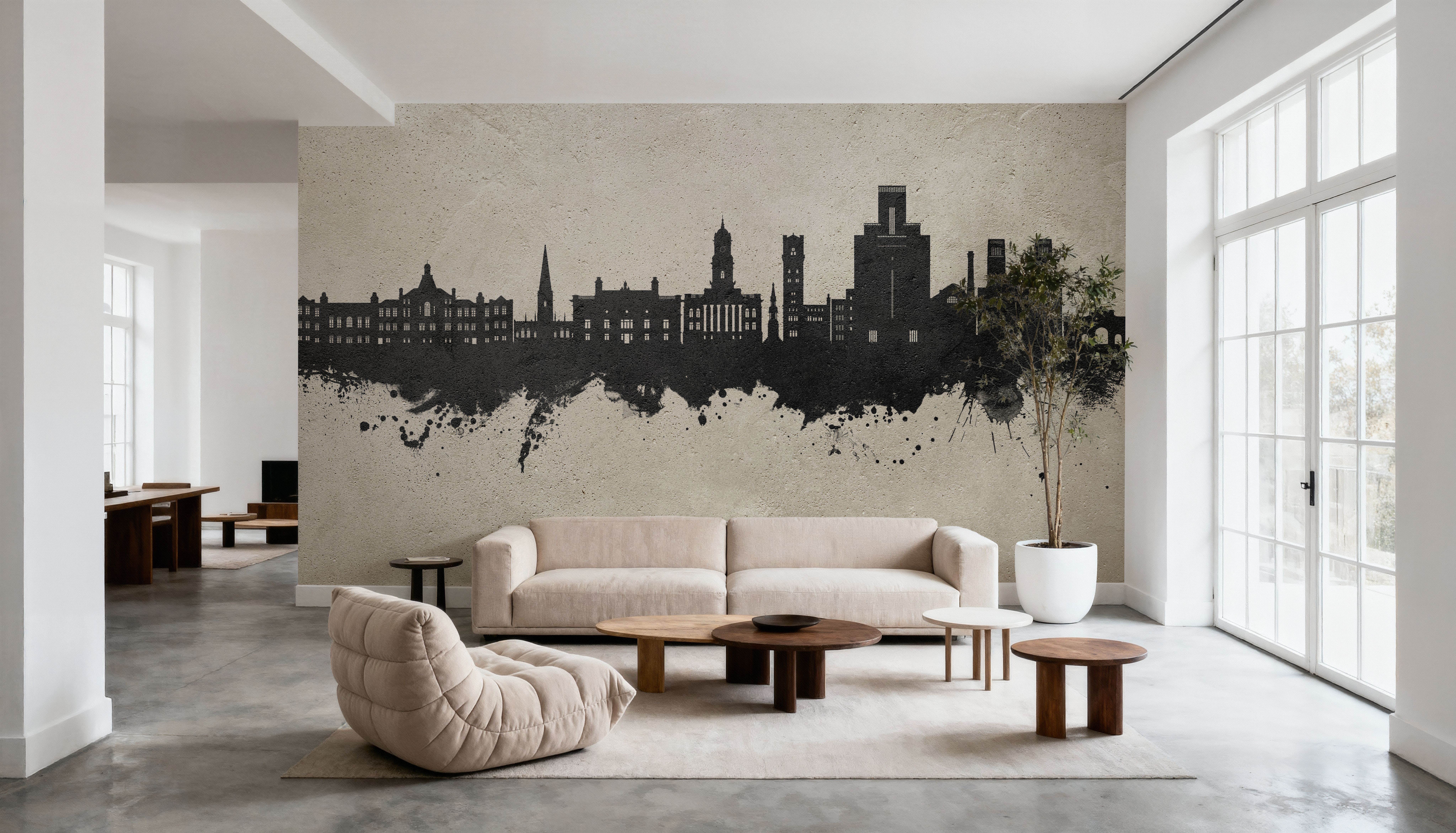 Birkehead England Skyline Concrete