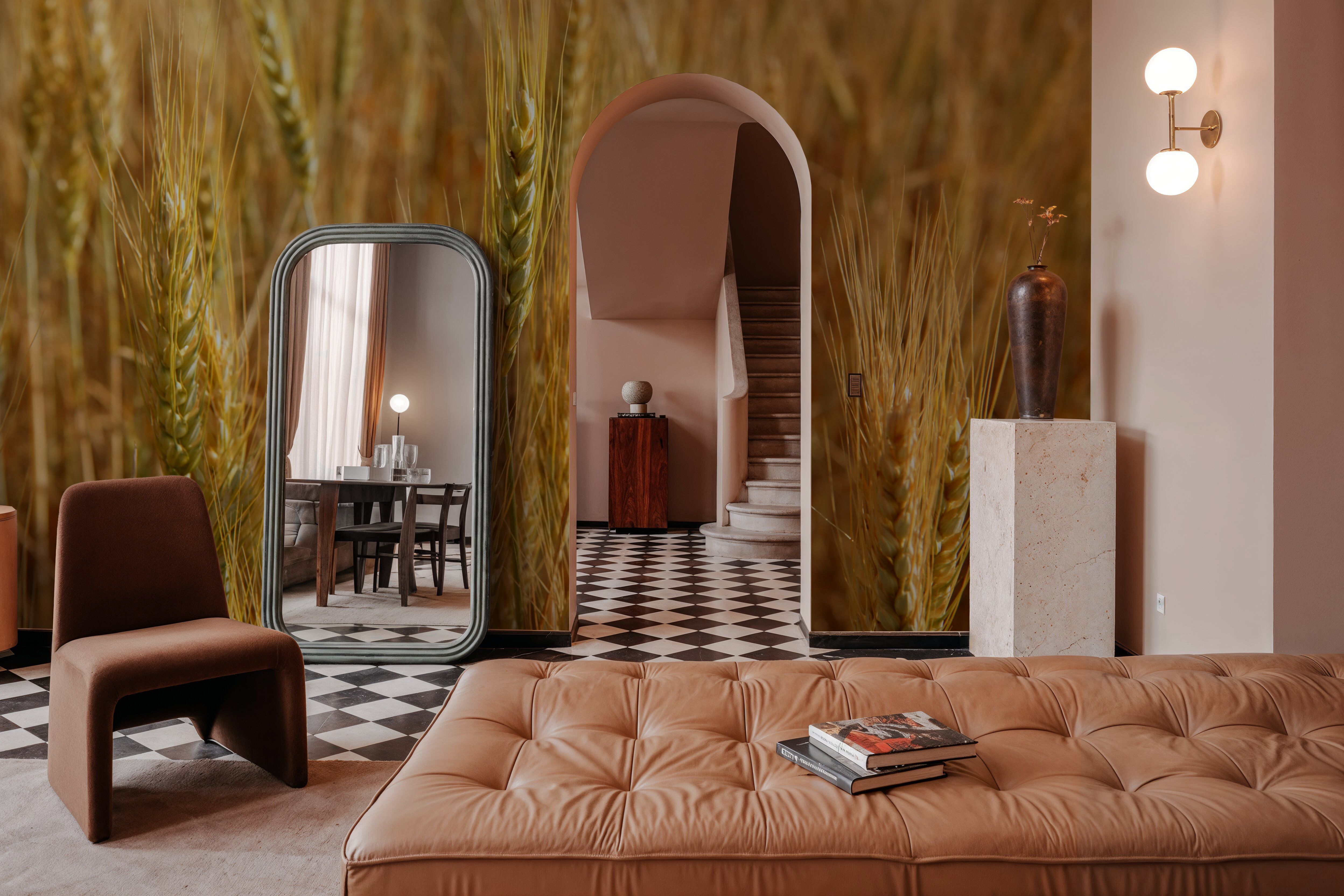 Amber Grain, Wallpaper