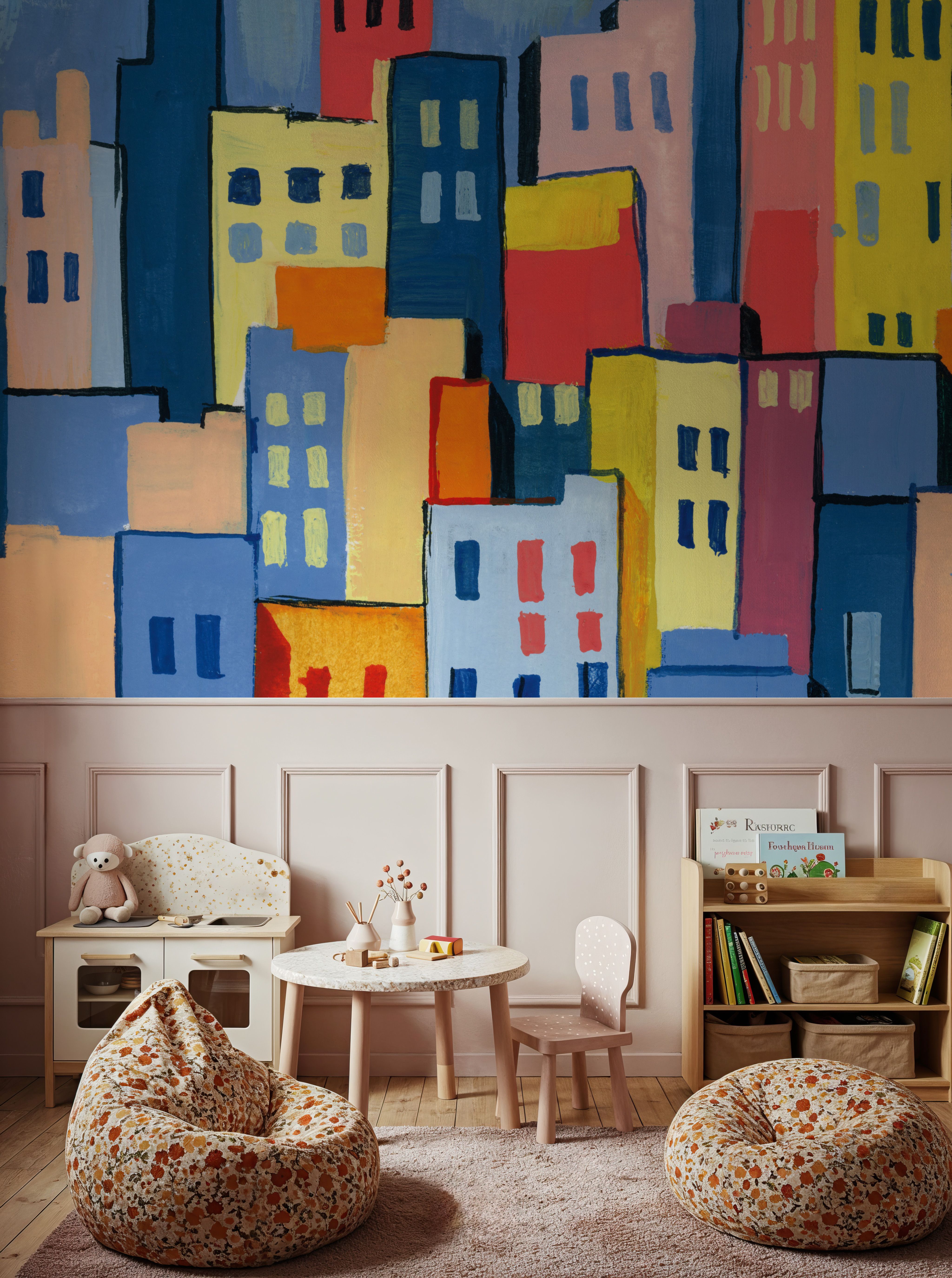 Abstract City View