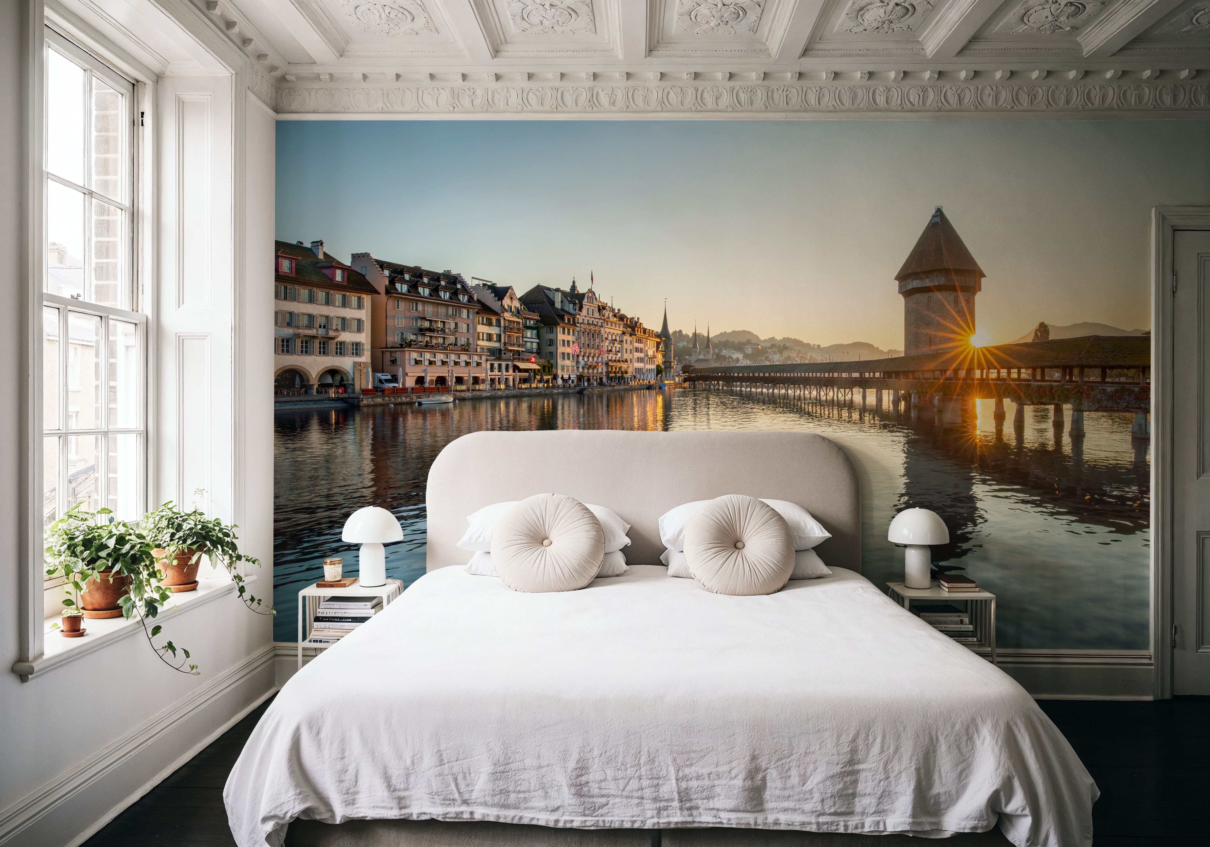 Lucerne Sunrise, Carte da parati