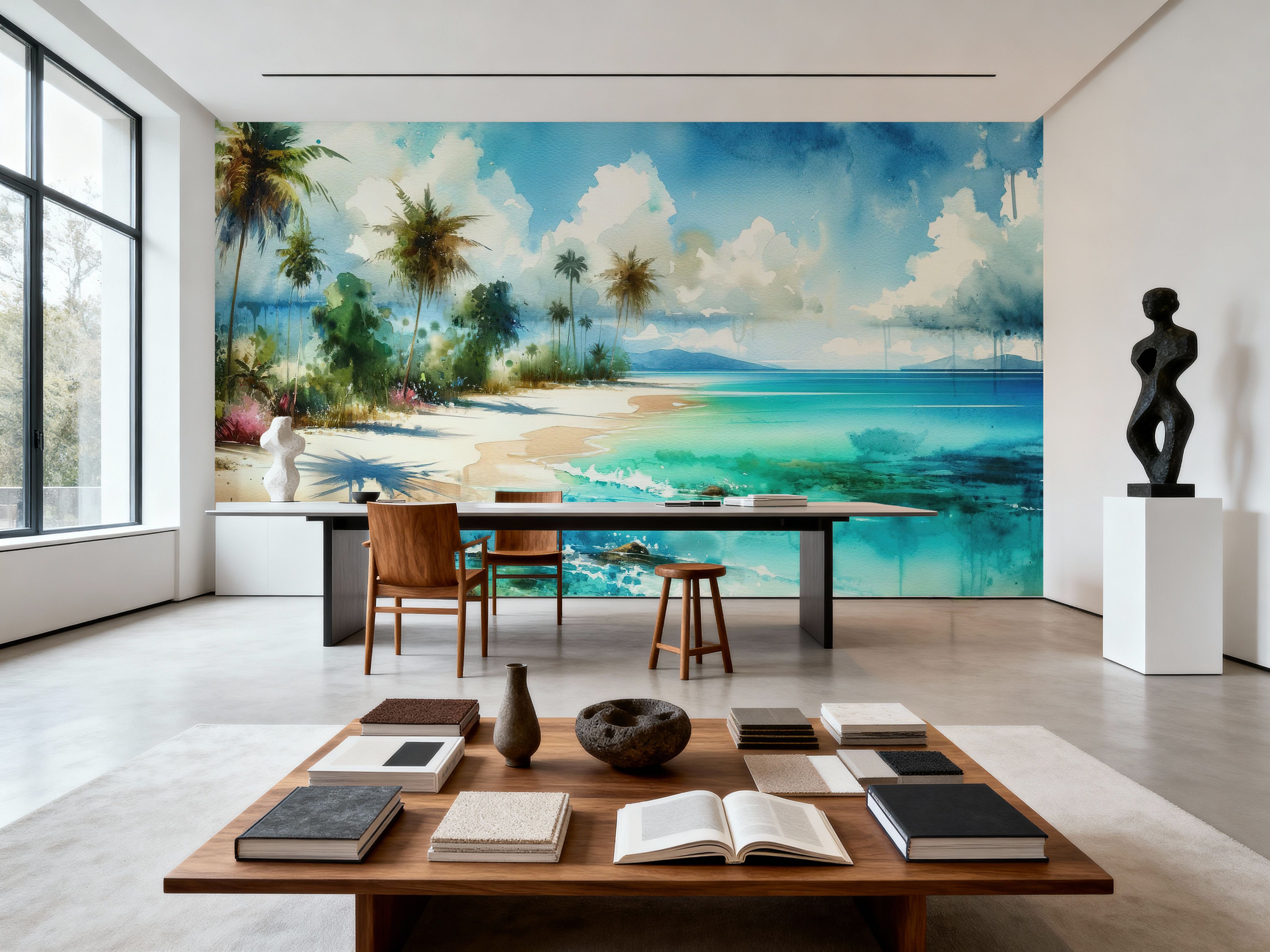 Exotic Tropical Sunny Paradise Beach