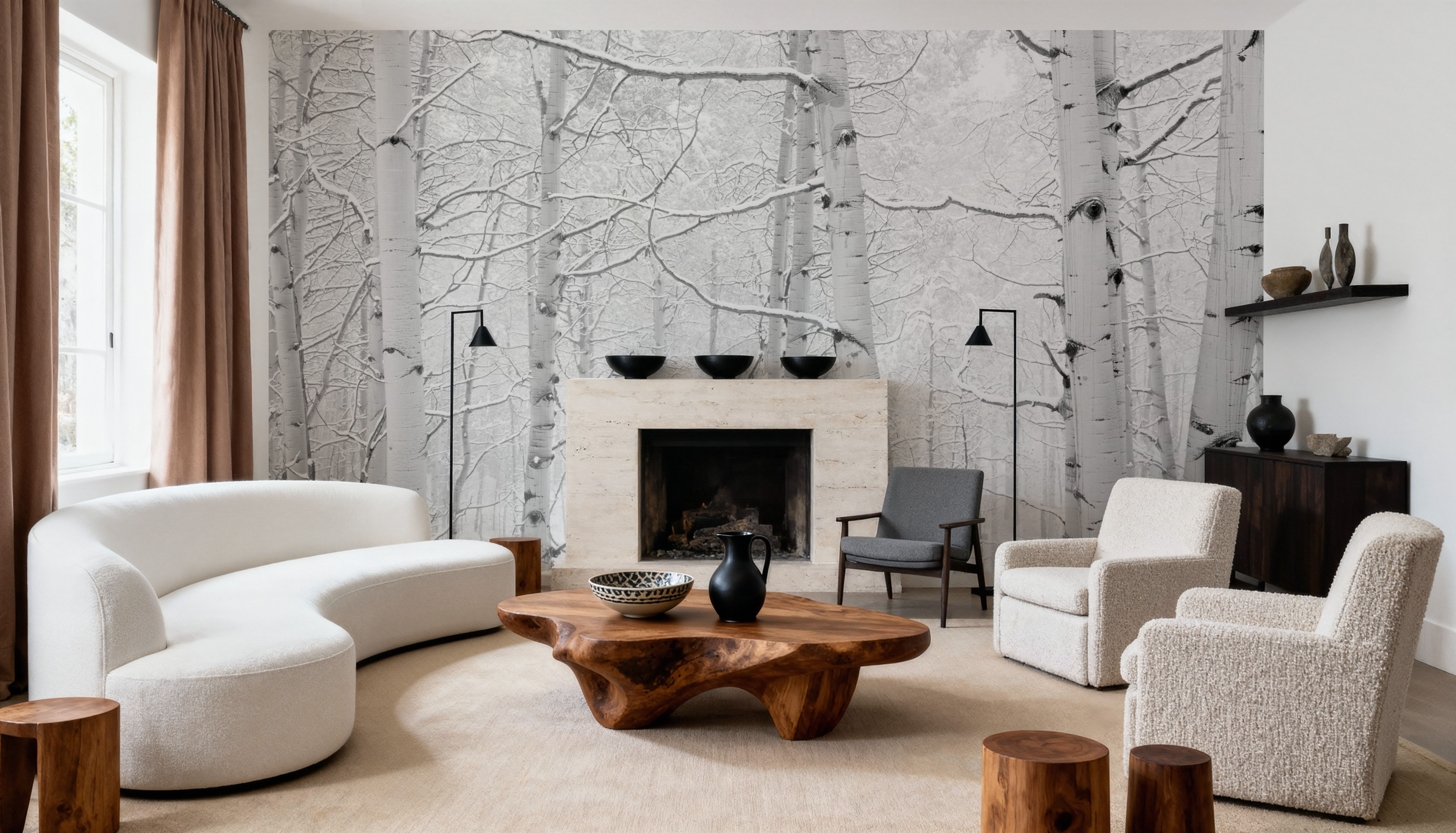 Frost-Kissed Birches