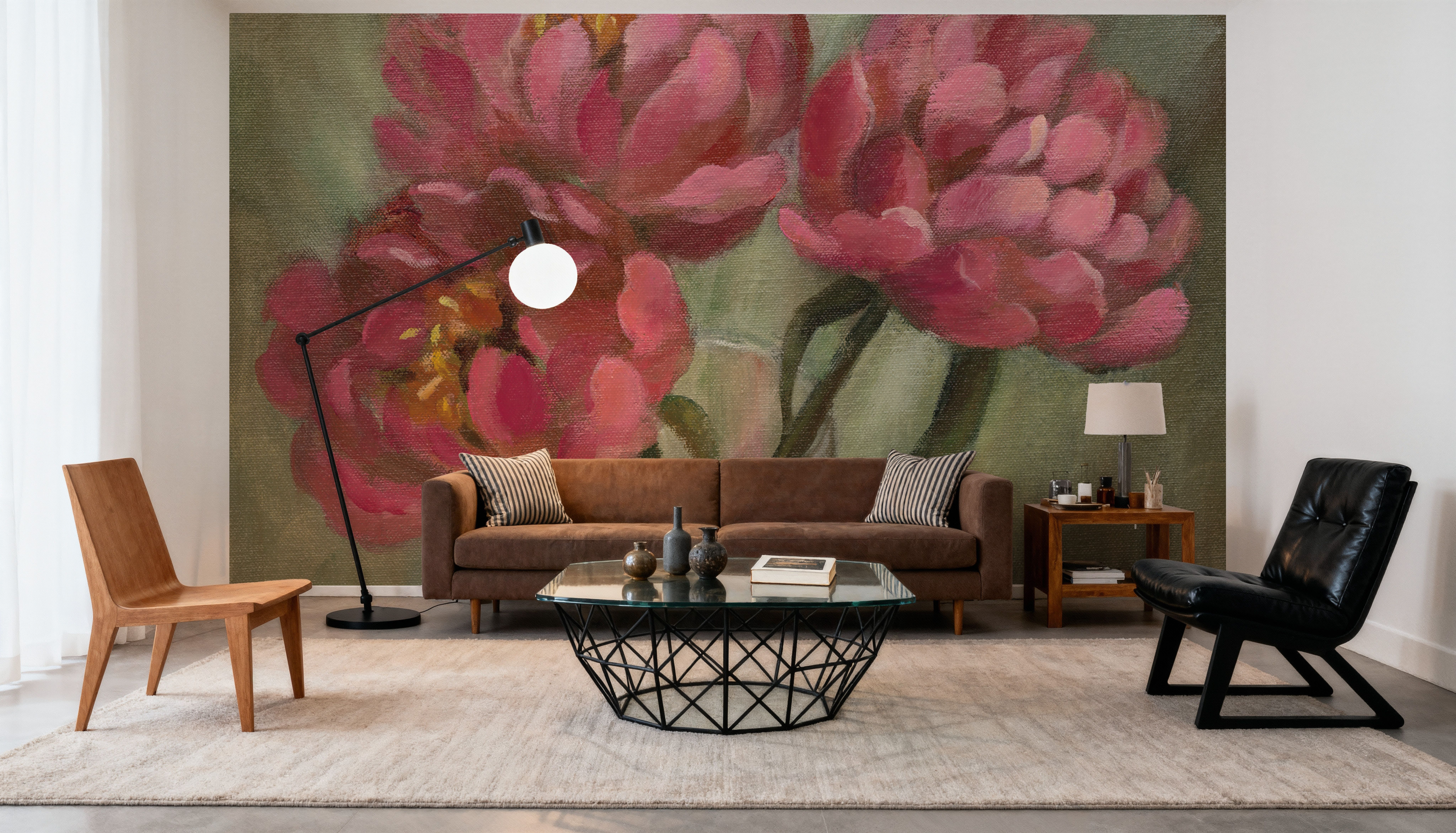 Pink Peonies, Tapet