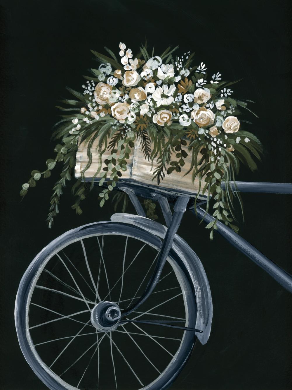 Vintage Bicycle with Florals