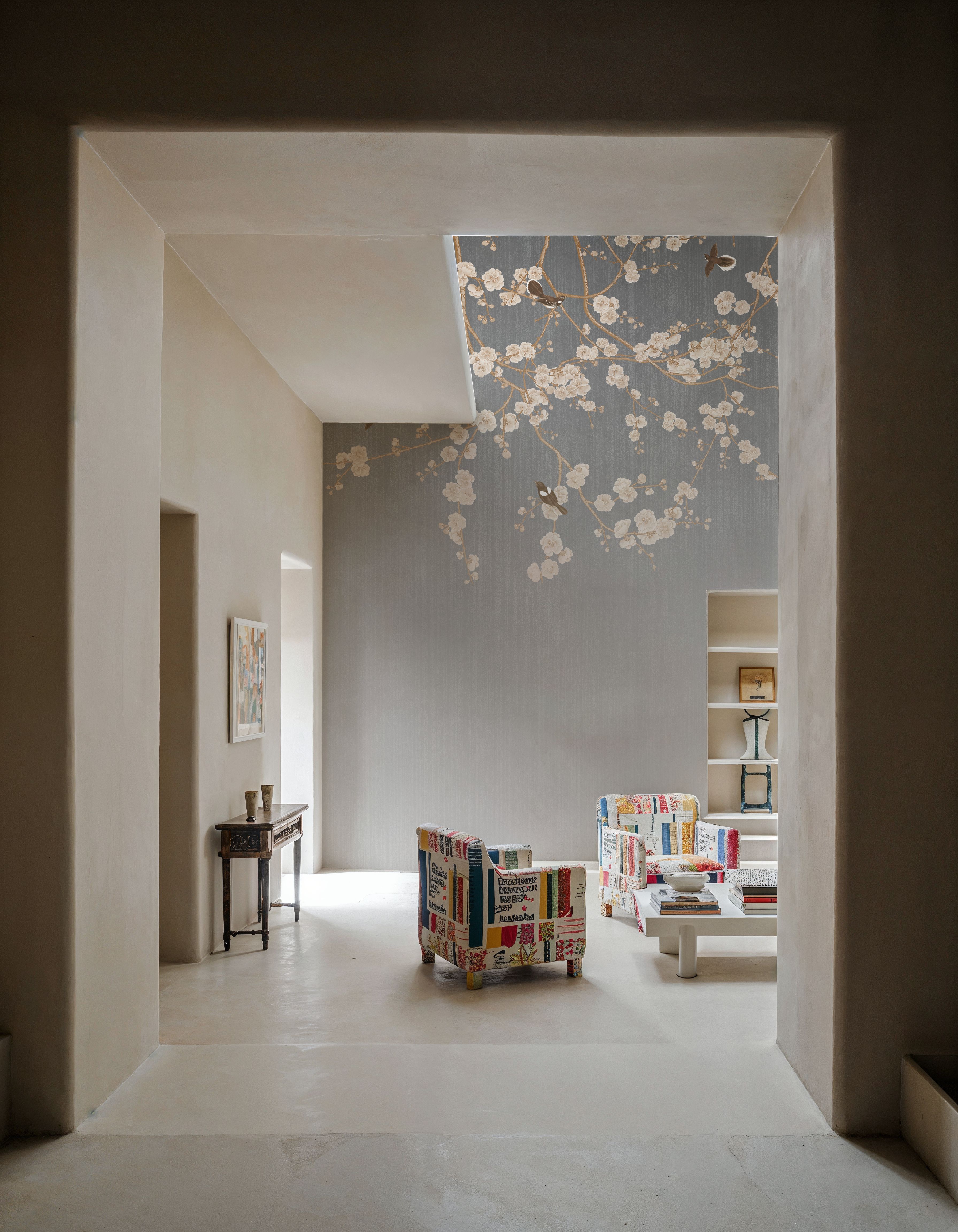 Beneath The Cherry Tree Gray