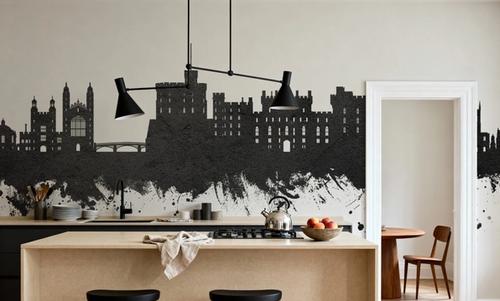 Windsor England Skyline Black & White