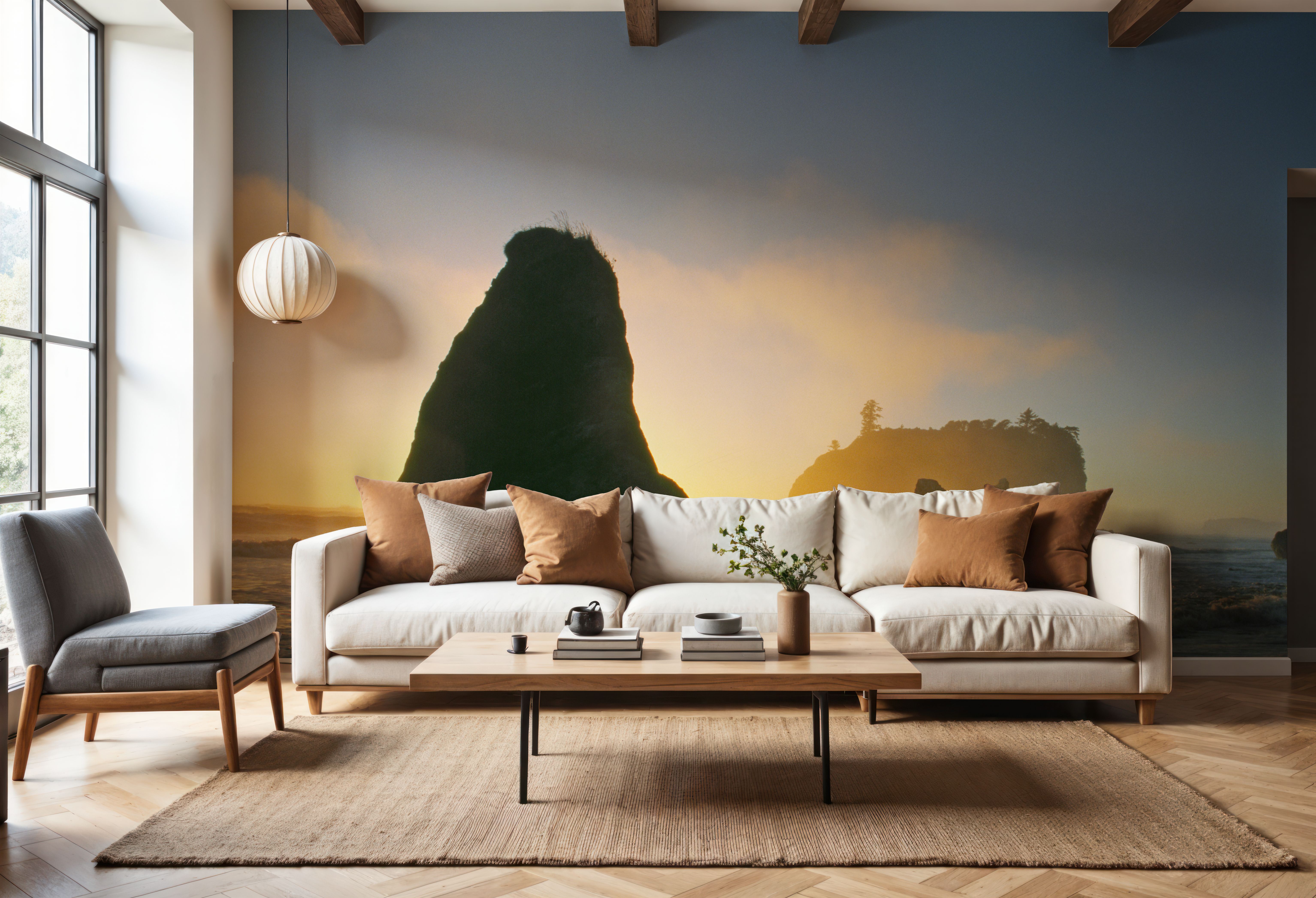 Sea Stacks In Pacific Ocean