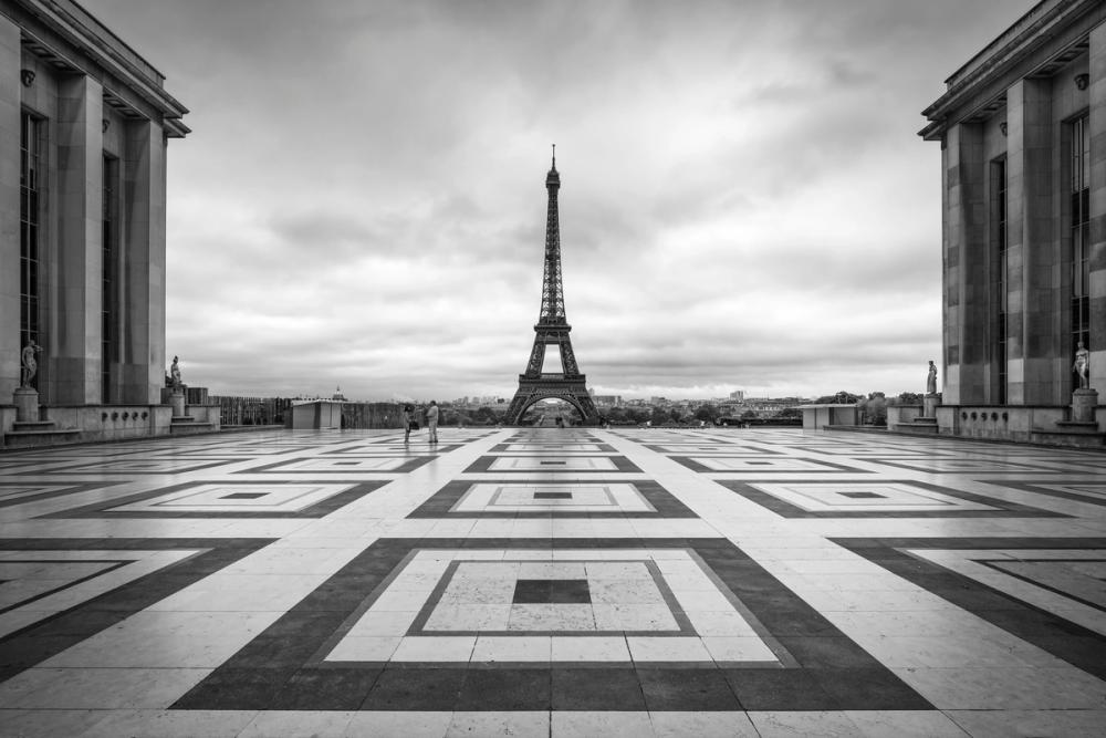 Place du Trocadéro BW