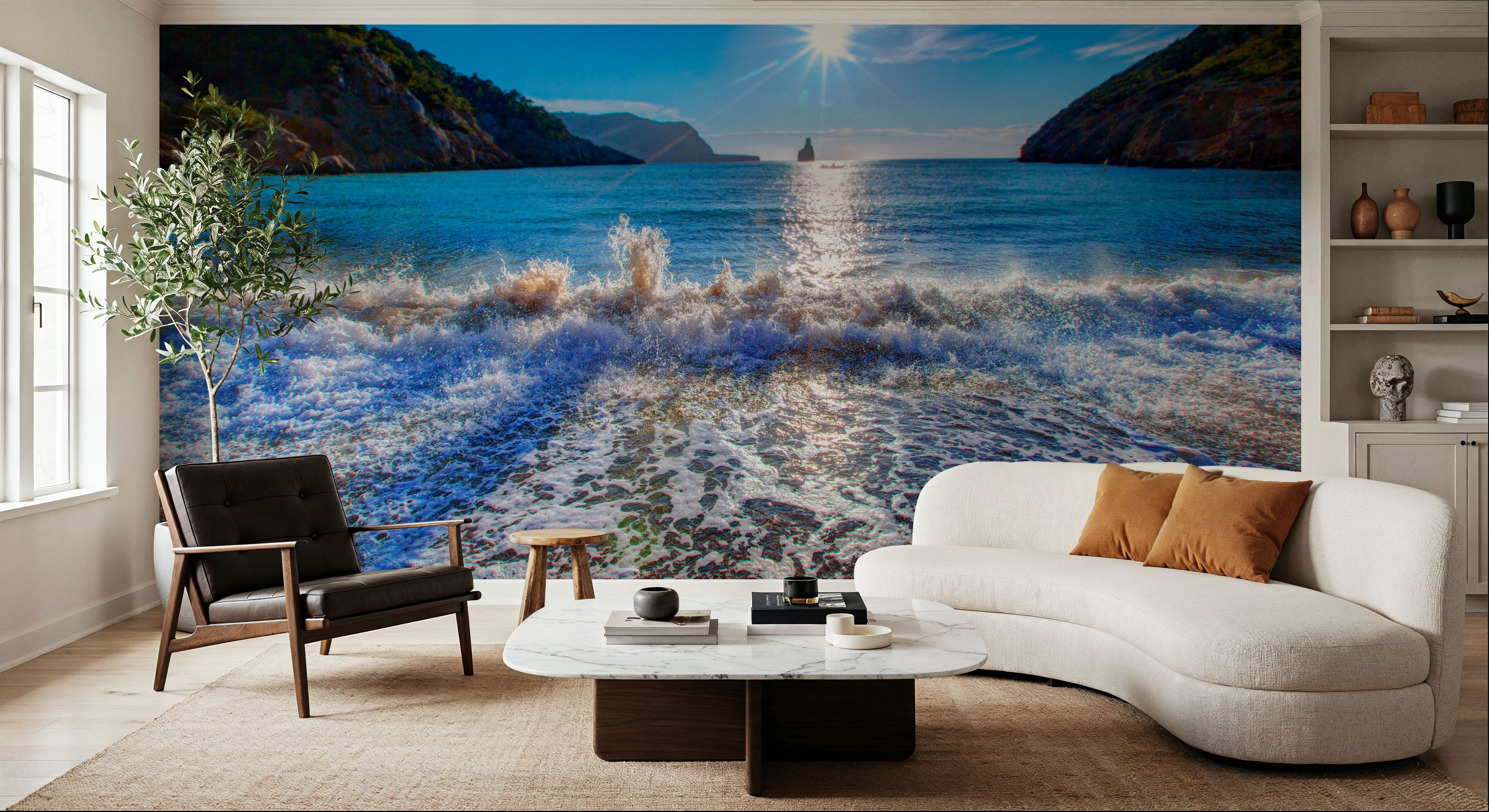 Cala Benirras, Tapeten