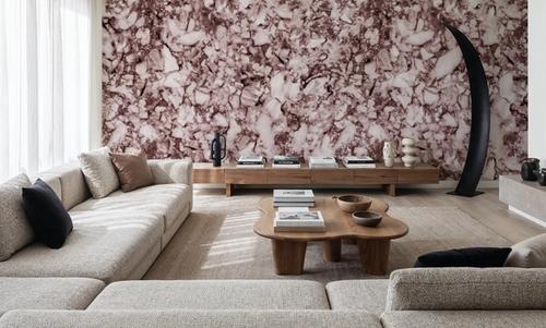 Statement Marble, Reddish Brown