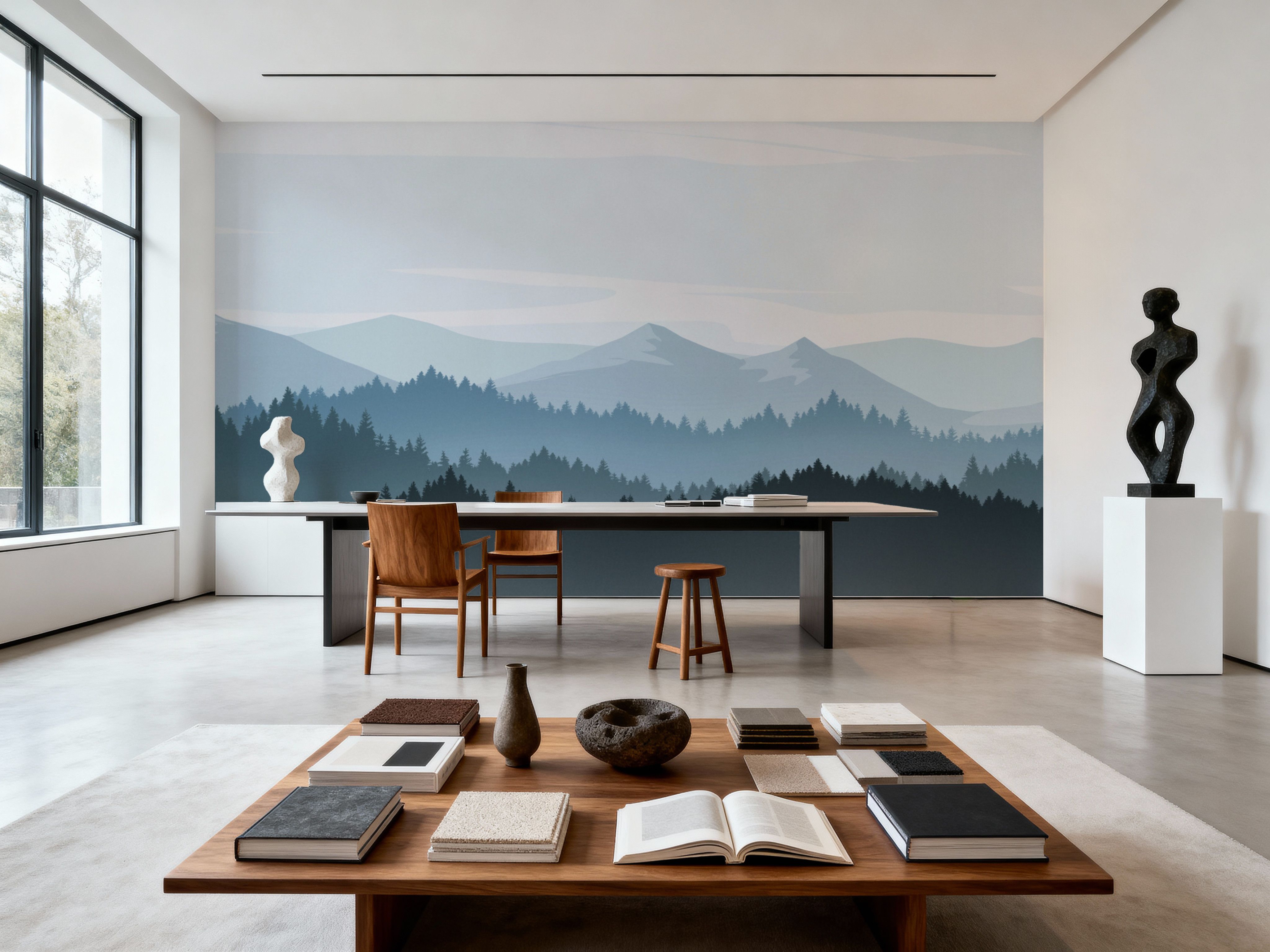 Mountain Blues in Paper