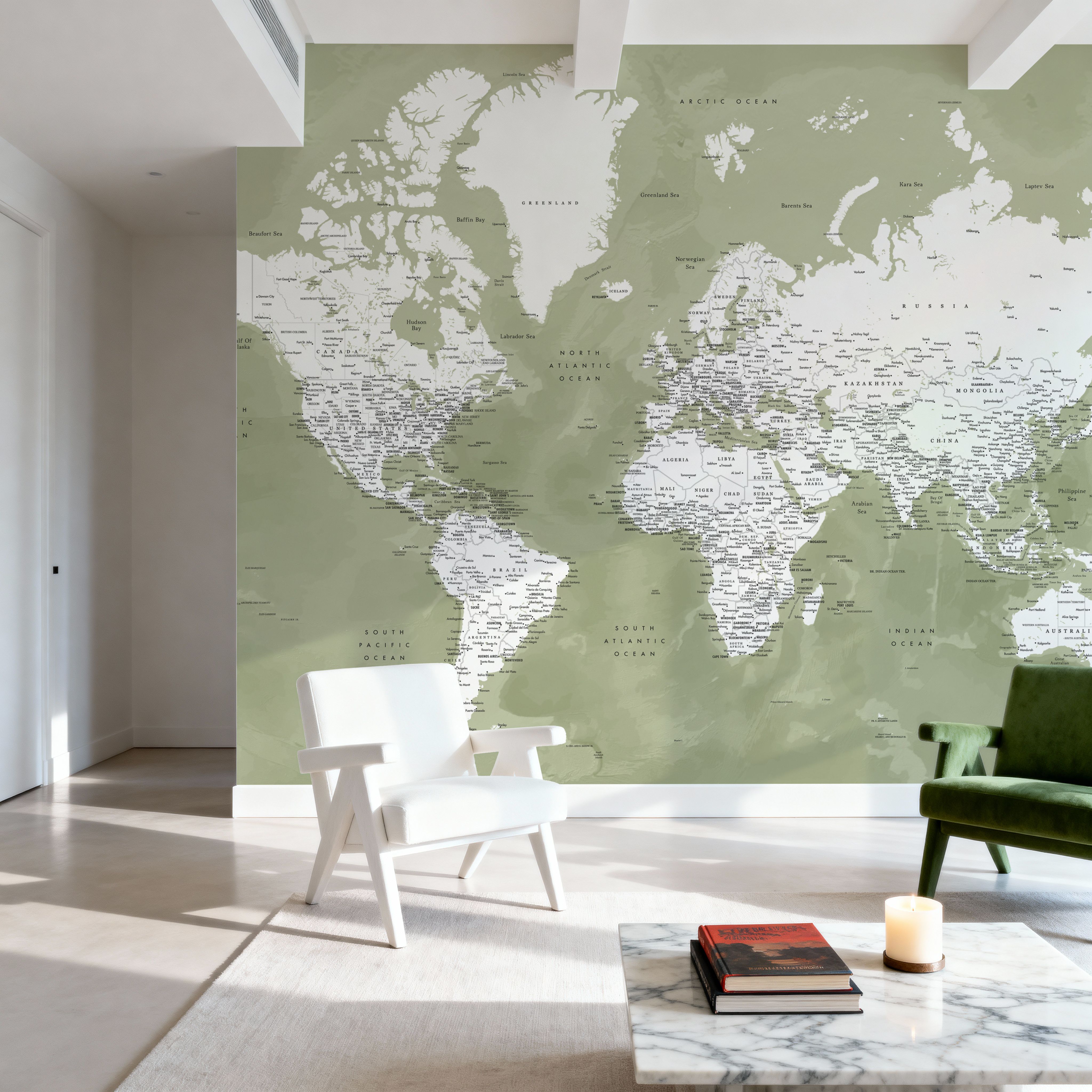 World Map Cities - Pacheco