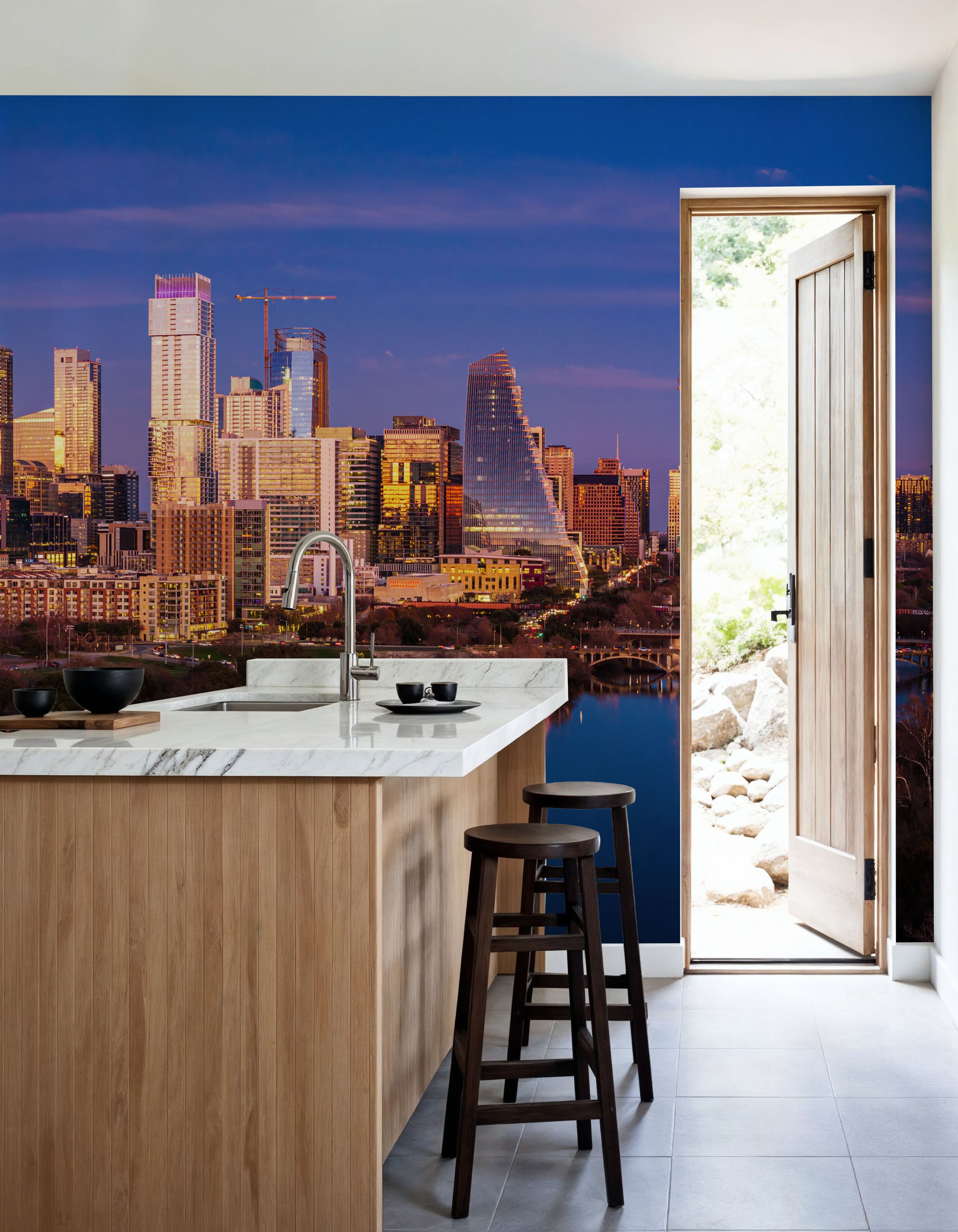 Golden Hour Cityscape