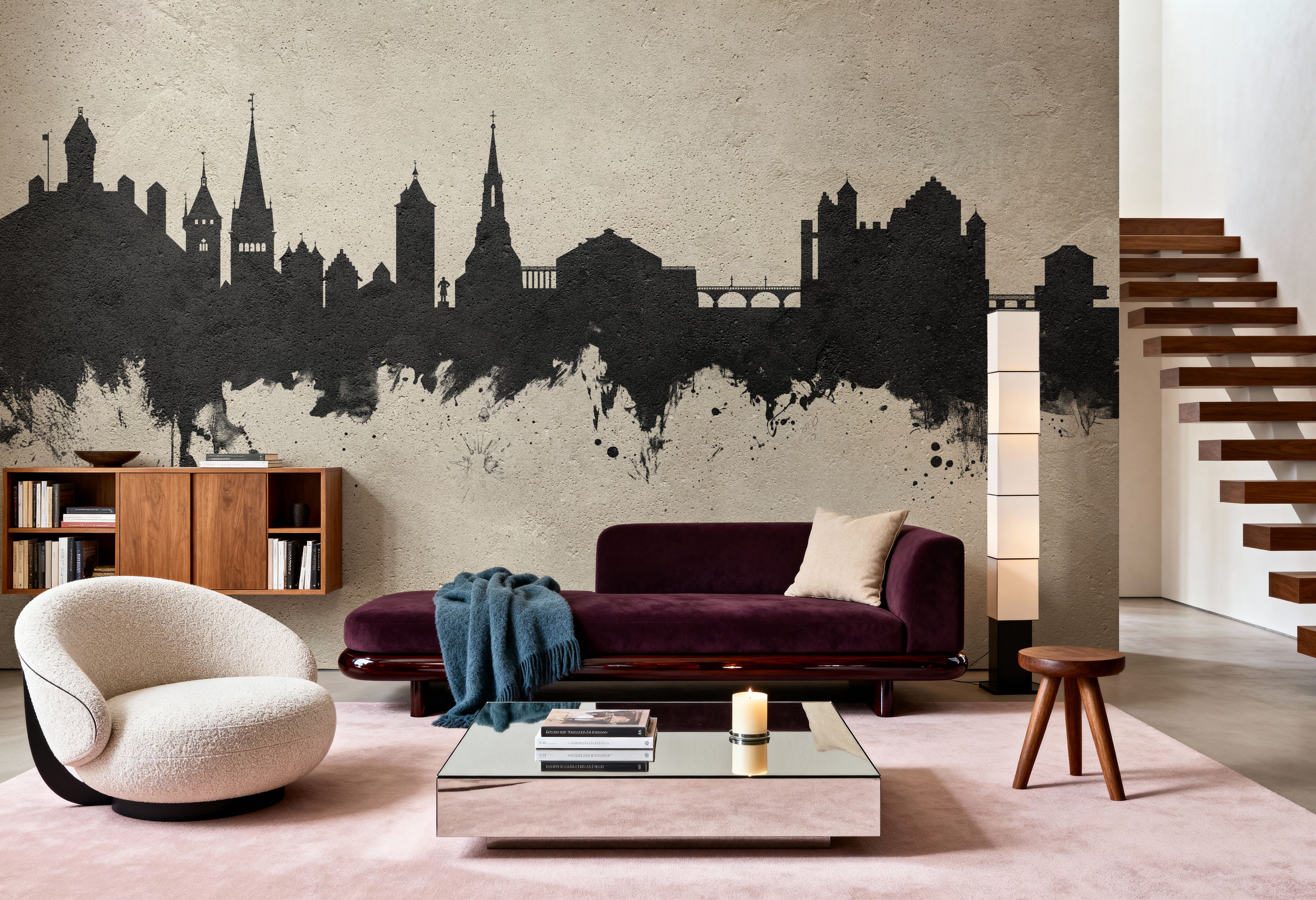 Schaffhausen Switzerland Skyline Concrete
